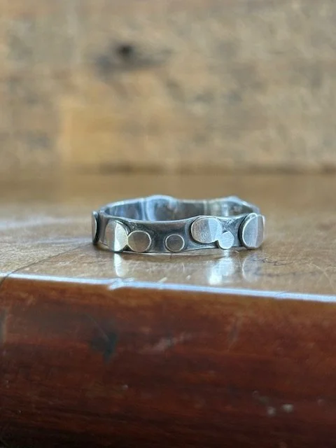 Sterling Silver "bubbles" Ring Size 10