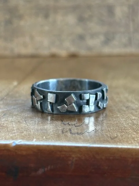 Sterling Silver "Off-Road" Ring Size 11