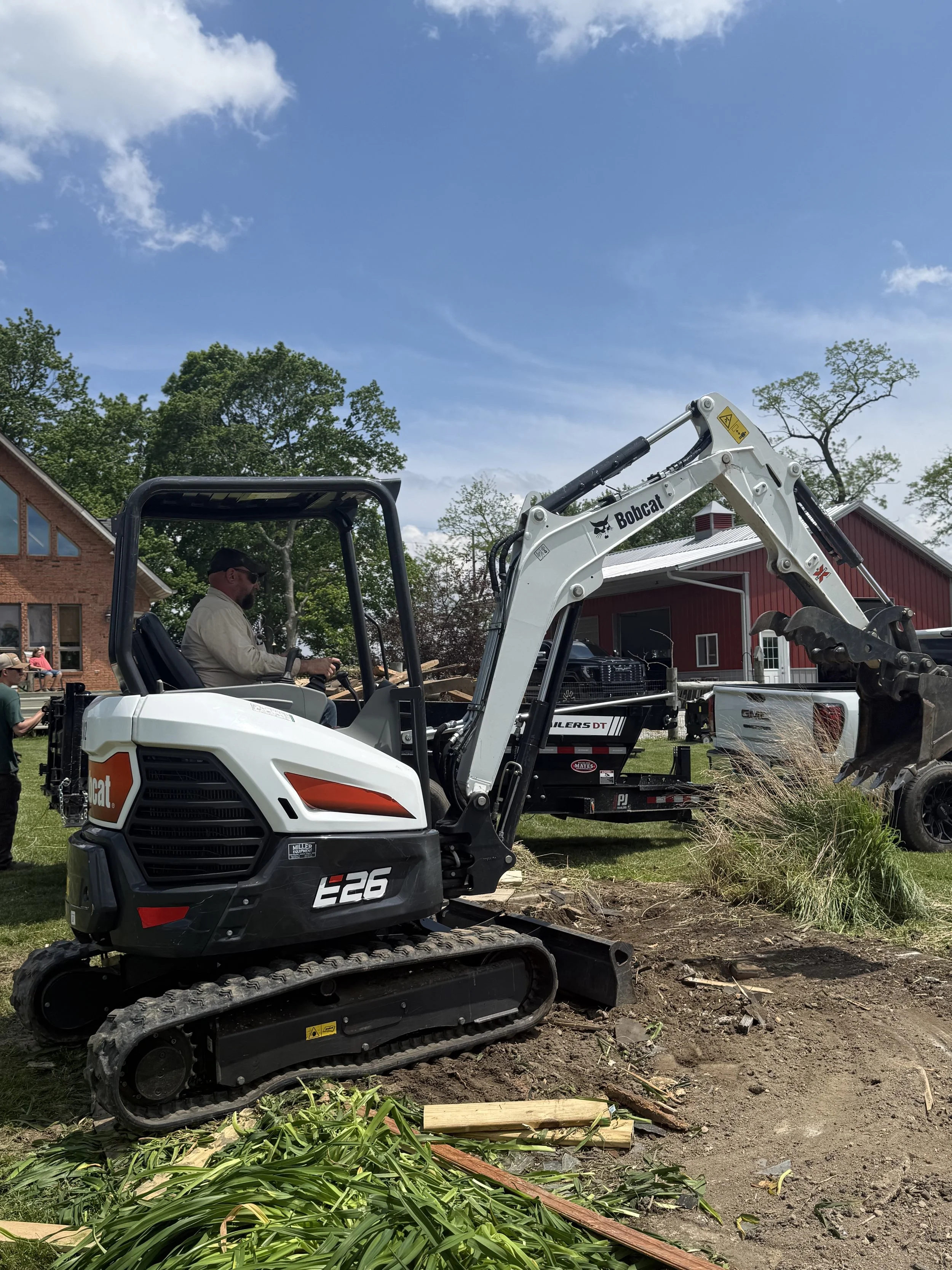 Shed Demolition and Haul Away in Richmond Indiana by Maintenance Bros Site Works
