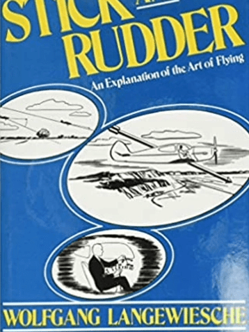 Stick and Rudder by Wolfgang Langewiesche book cover, recommended reading for flight training students