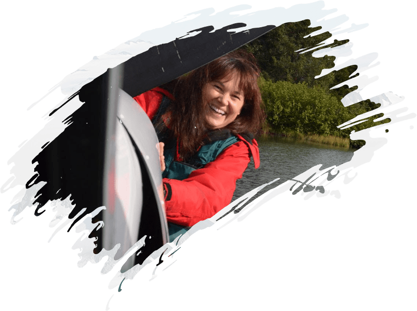 PA-18 Super Cub on floats at Scout Lake, Just Floats SES seaplane rating course at Alaska Float Training