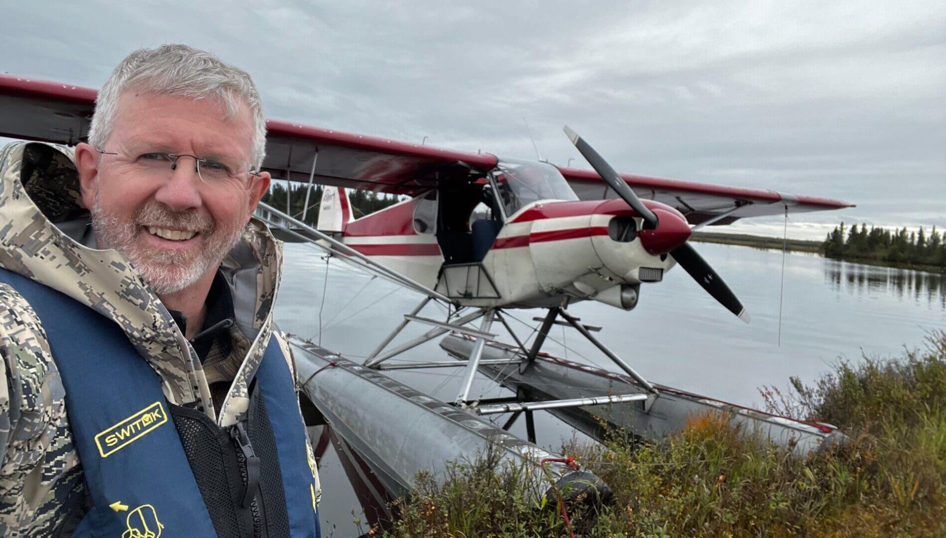 Mike Sellers, experienced flight instructor with decades of teaching tailwheel and bush flying lessons at Alaska Float Training Alaska