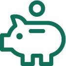 Icon representing long-term real estate investment growth and value creation.