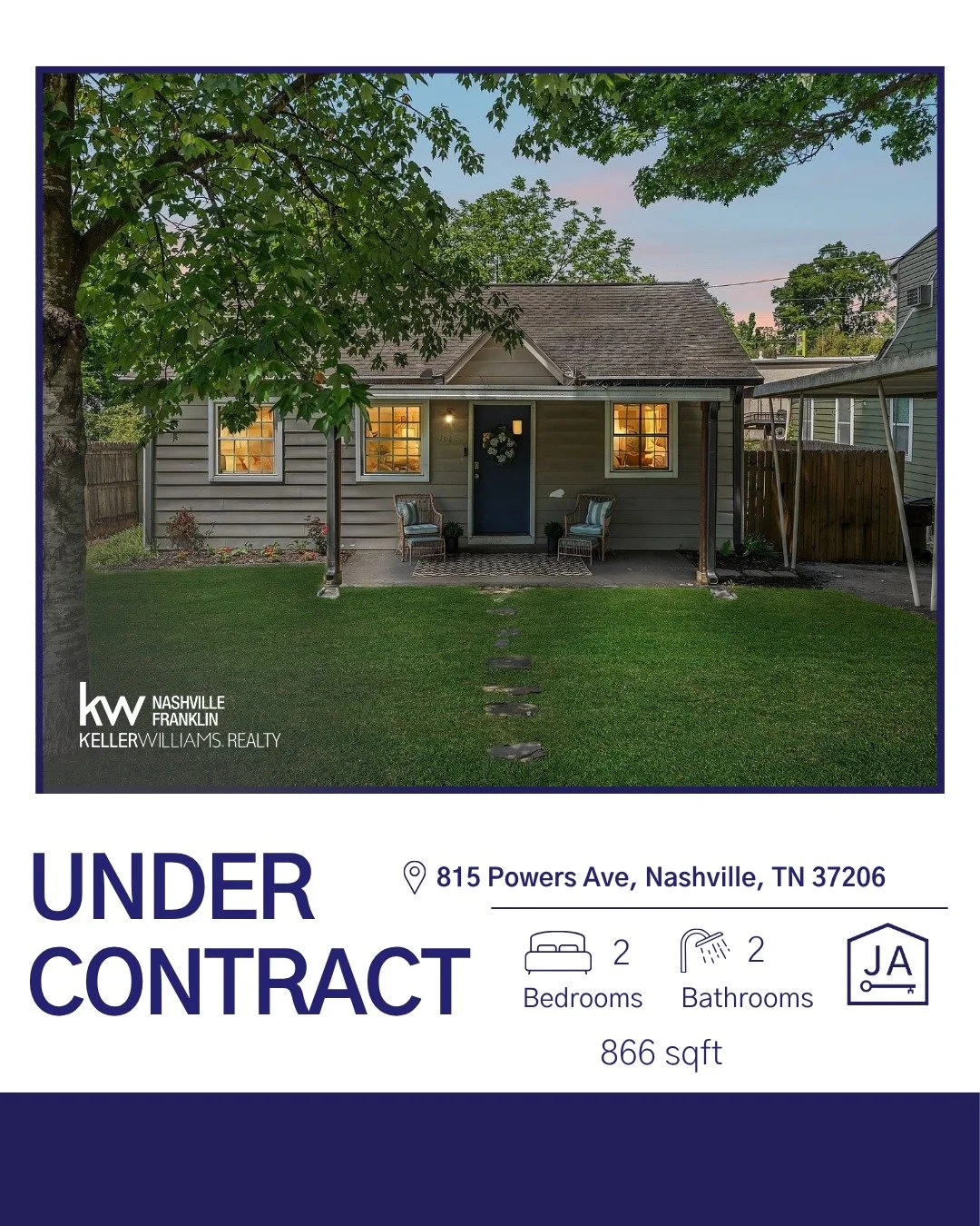 815 Powers Ave in East Nashville is officially under contract after less than ONE DAY on the market! 

2BD | 2BA | 866 sq.ft

Follow @joesgotthekeys for Franklin-Nashville real estate, lifestyle, and local highlights.

🏷️ Joseph Altshuler | KW Nashv
