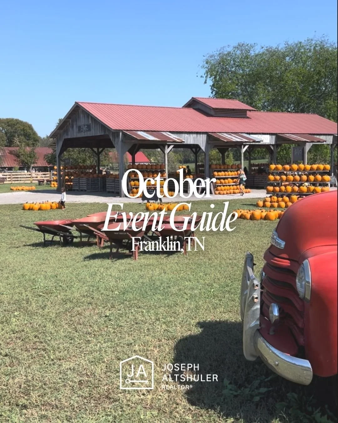October in Williamson County is truly undefeated👏

From the massive two-day PumpkinFest takeover on Main Street to fall markets in Westhaven, your weekend plans are officially taken care of.

Swipe through to lock in your October lineup! 📲

#fallev