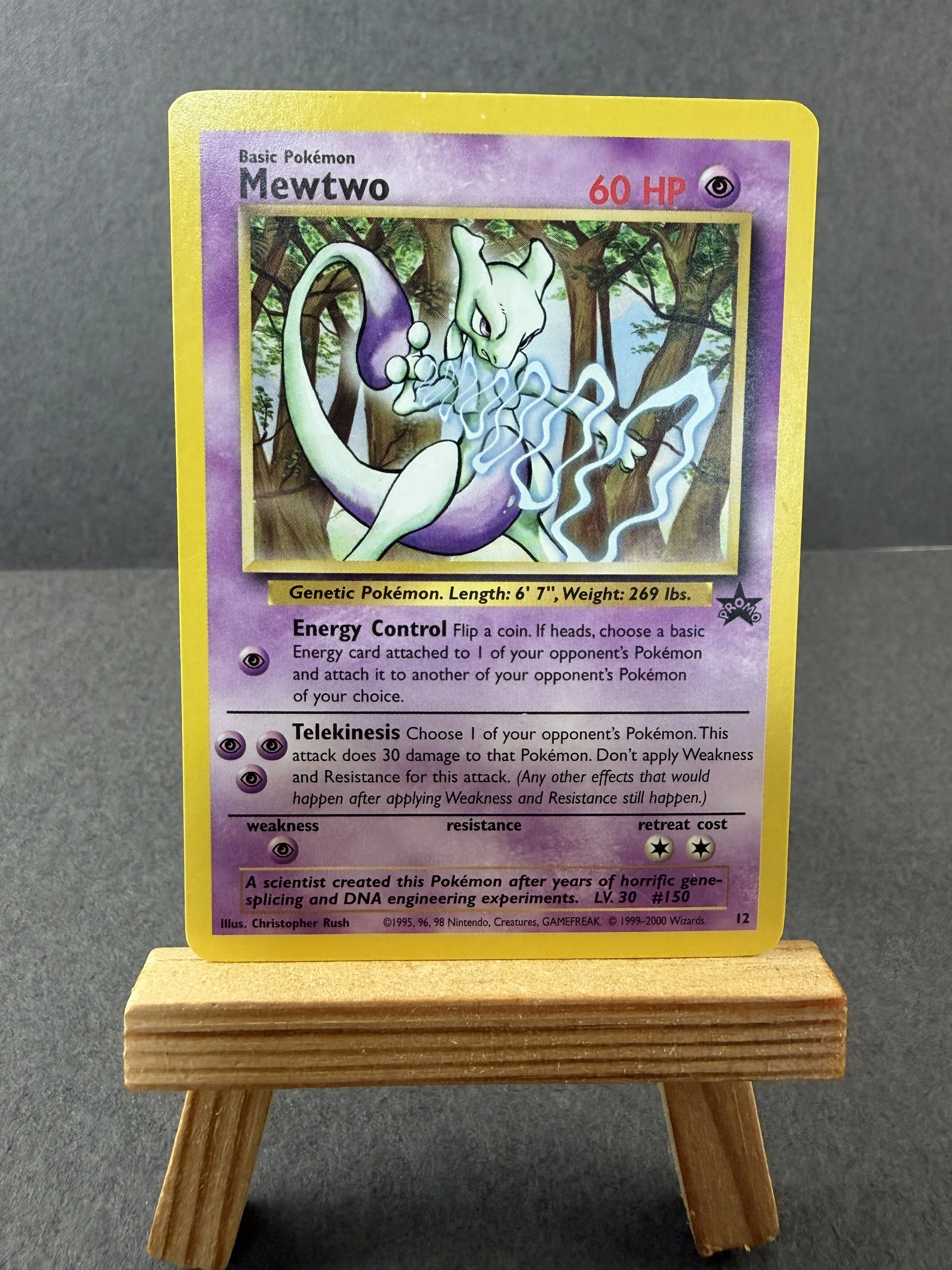 Mewtwo Black Star Promo #12 Pokémon Card