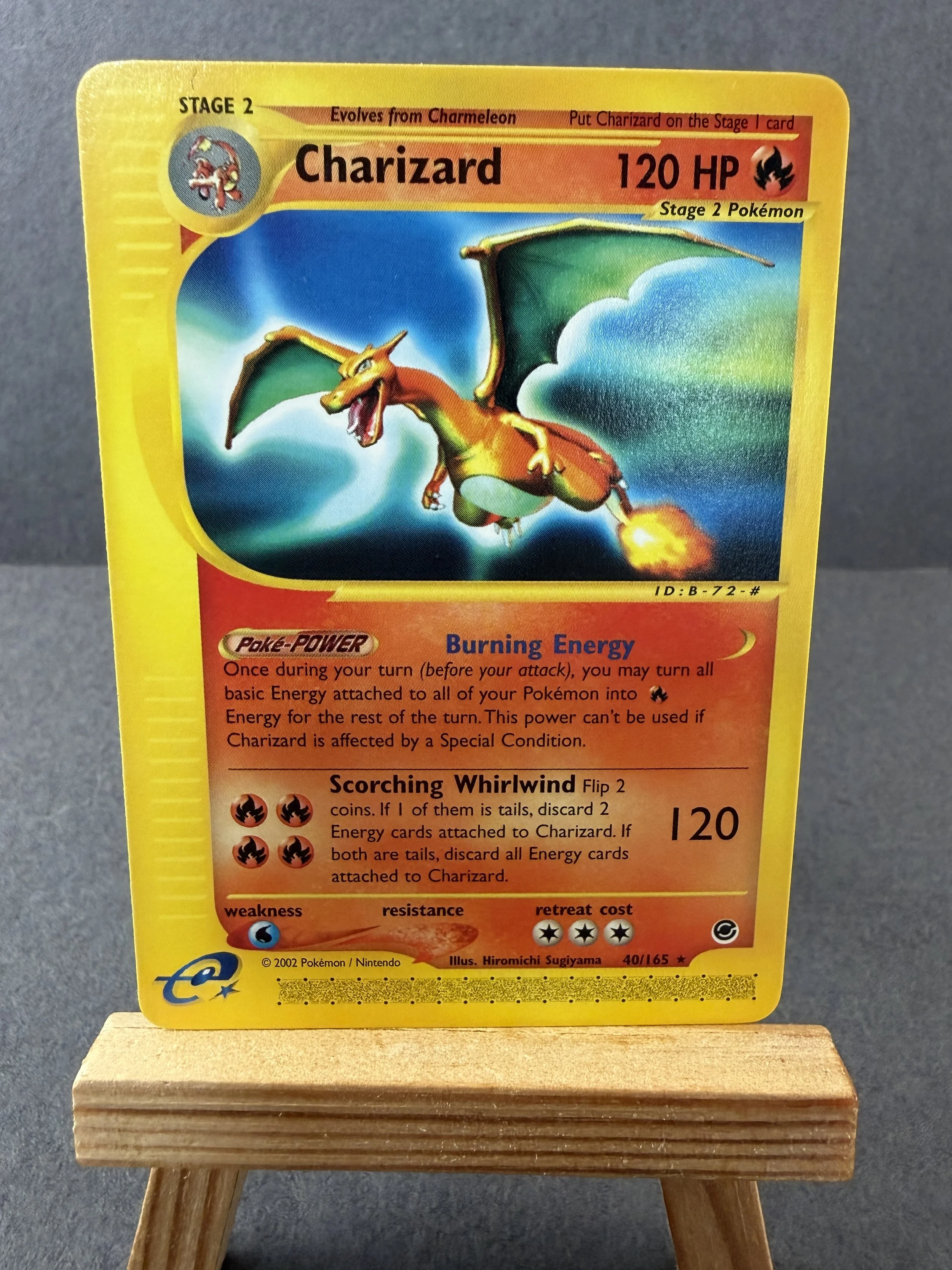 Charizard Expedition Base Set Card 40/165 - Near Mint