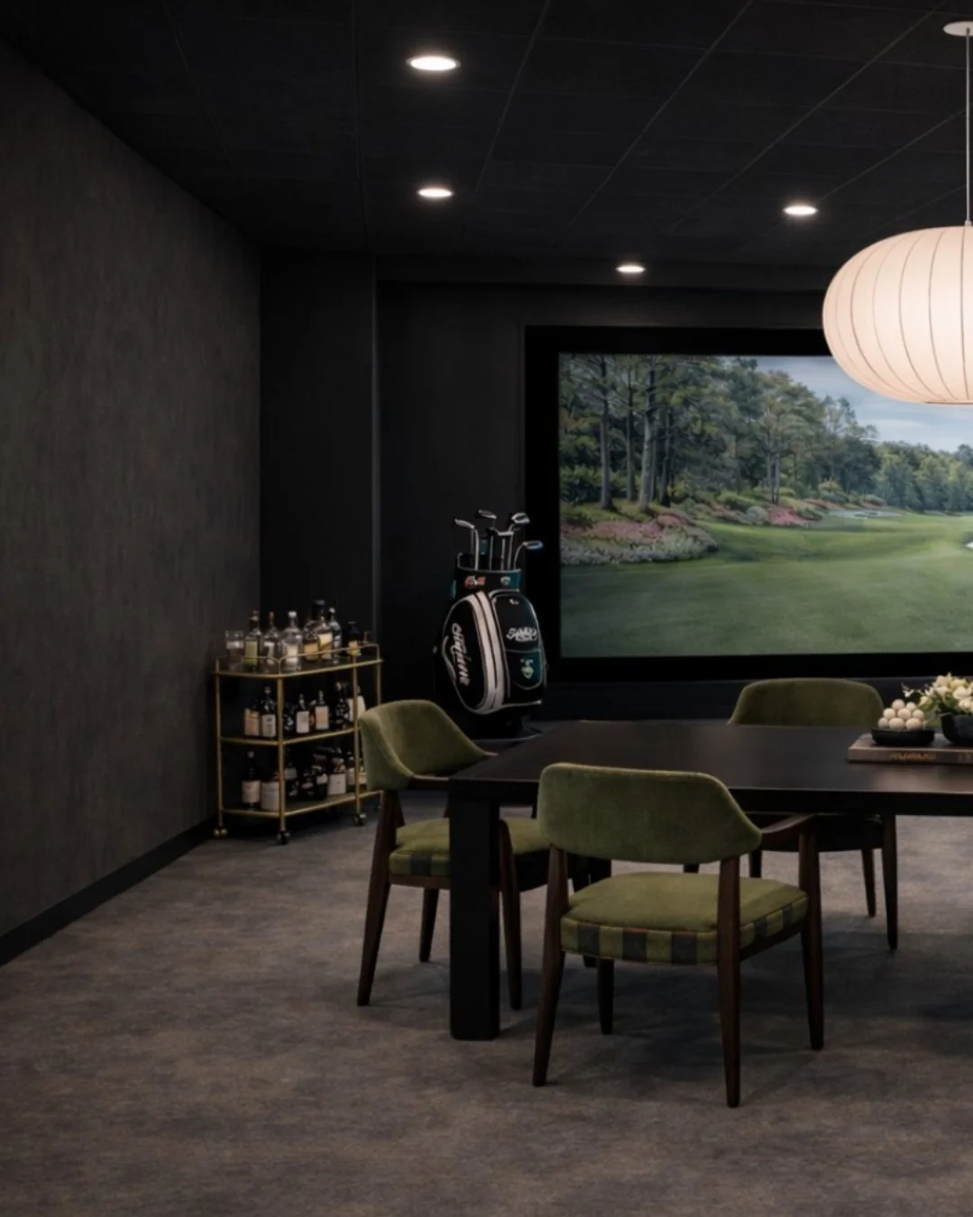 The Augusta is designed for versatility without sacrificing focus. 

With space for six to eight, the layout supports everything from client meetings to lunch-and-learns to group lessons. It's a room that works just as well for professional use as it
