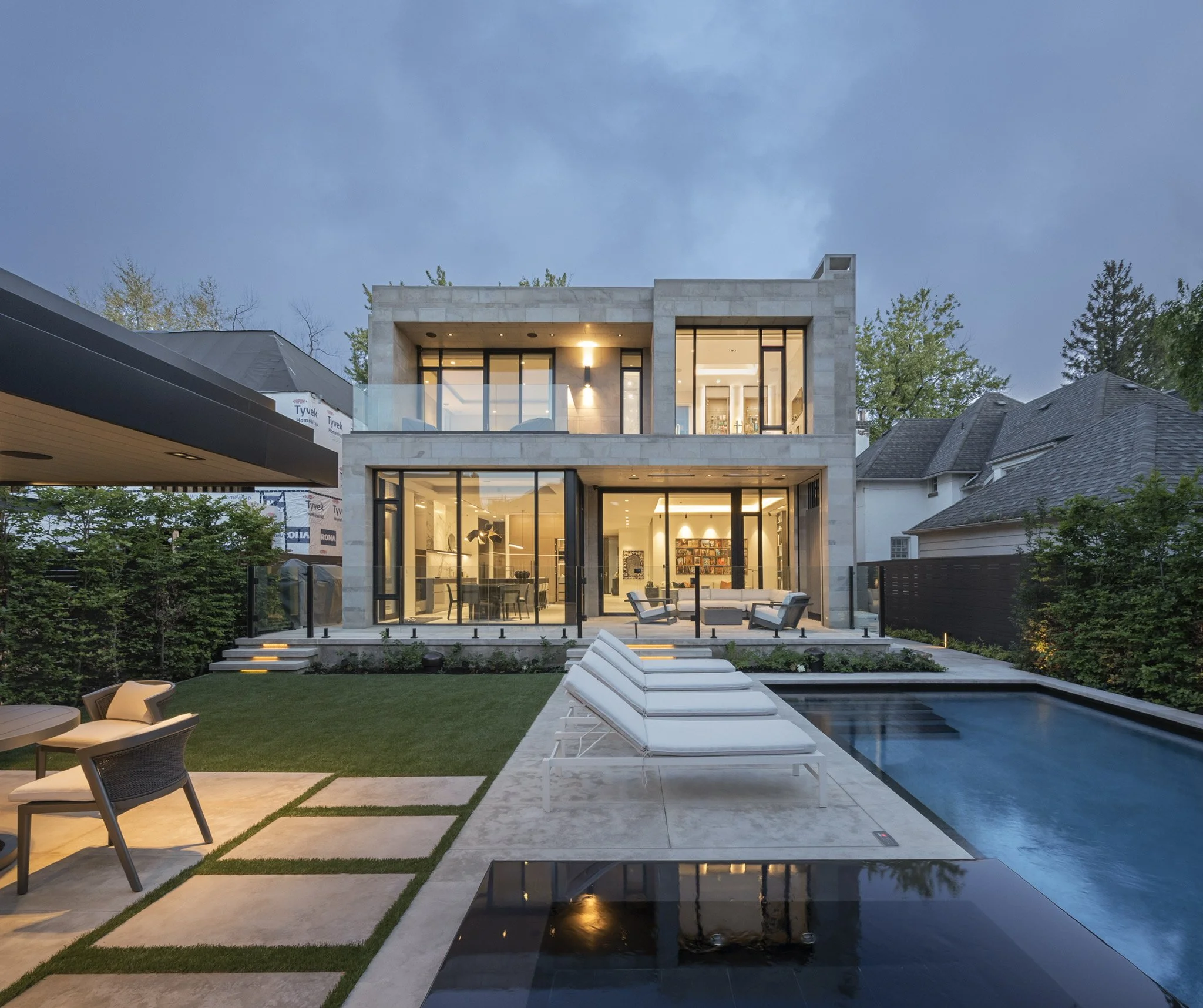 Luxury custom home built by SKR Homes in the Forest Hill neighbourhood of Toronto