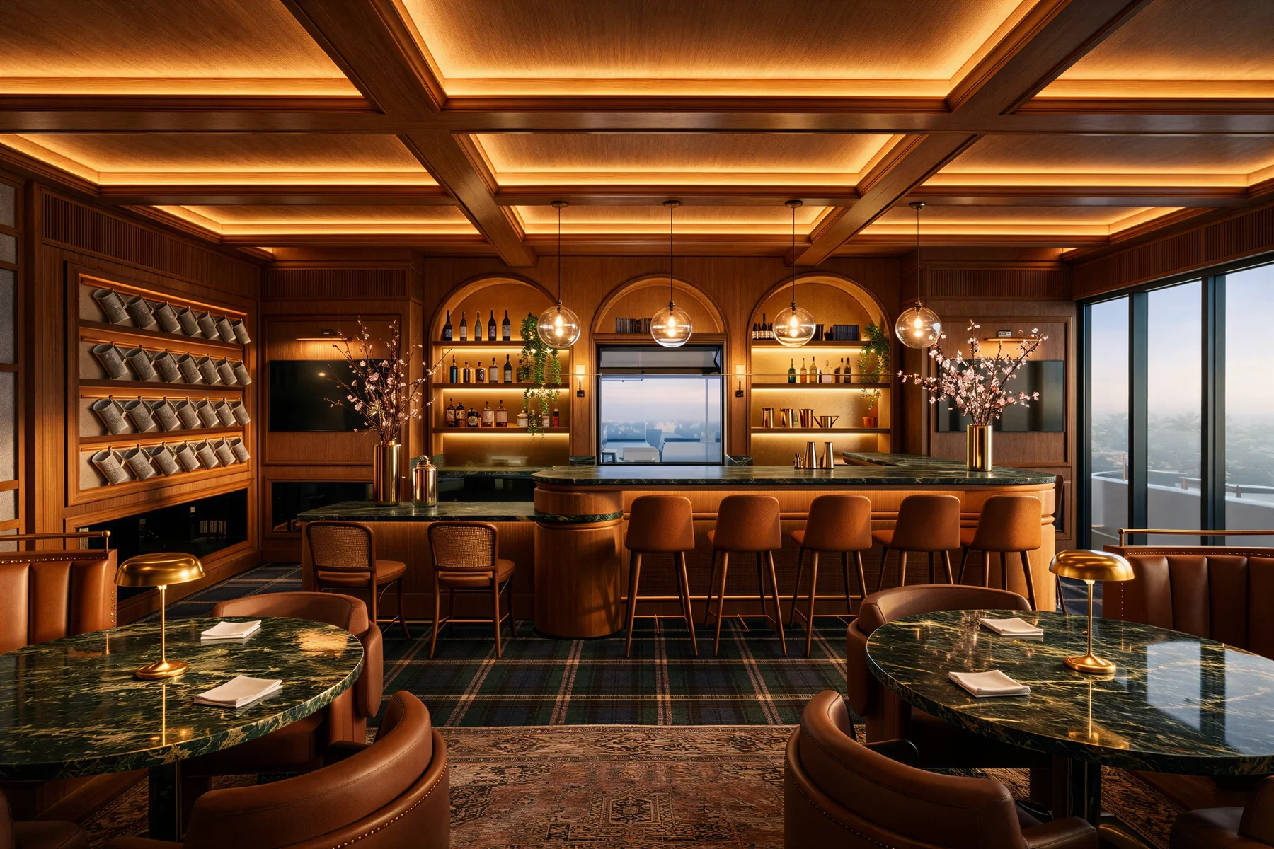 Gather where members connect over fine spirits and conversation