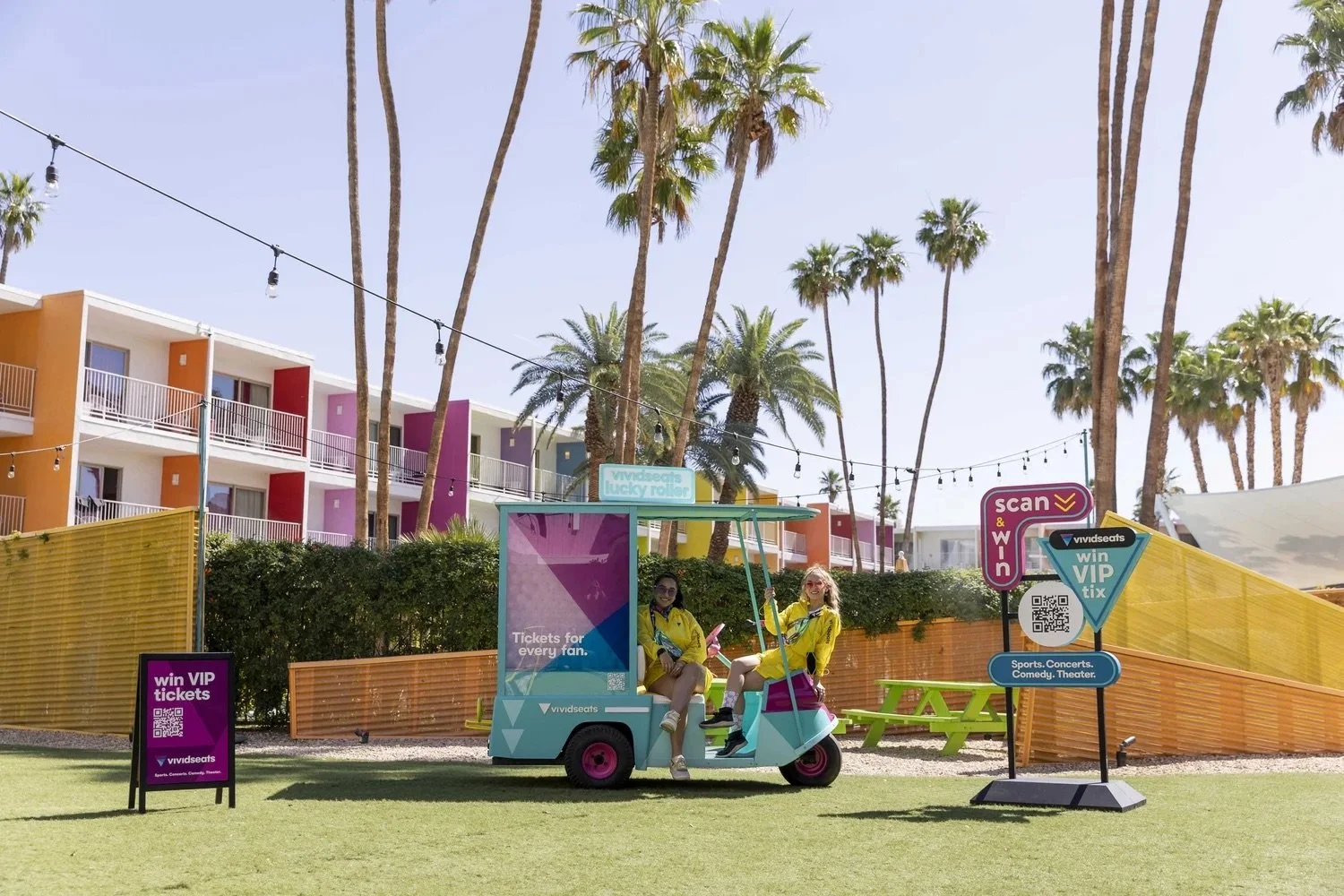 Vivid Seats Lucky Roller // Festival Tour Activation