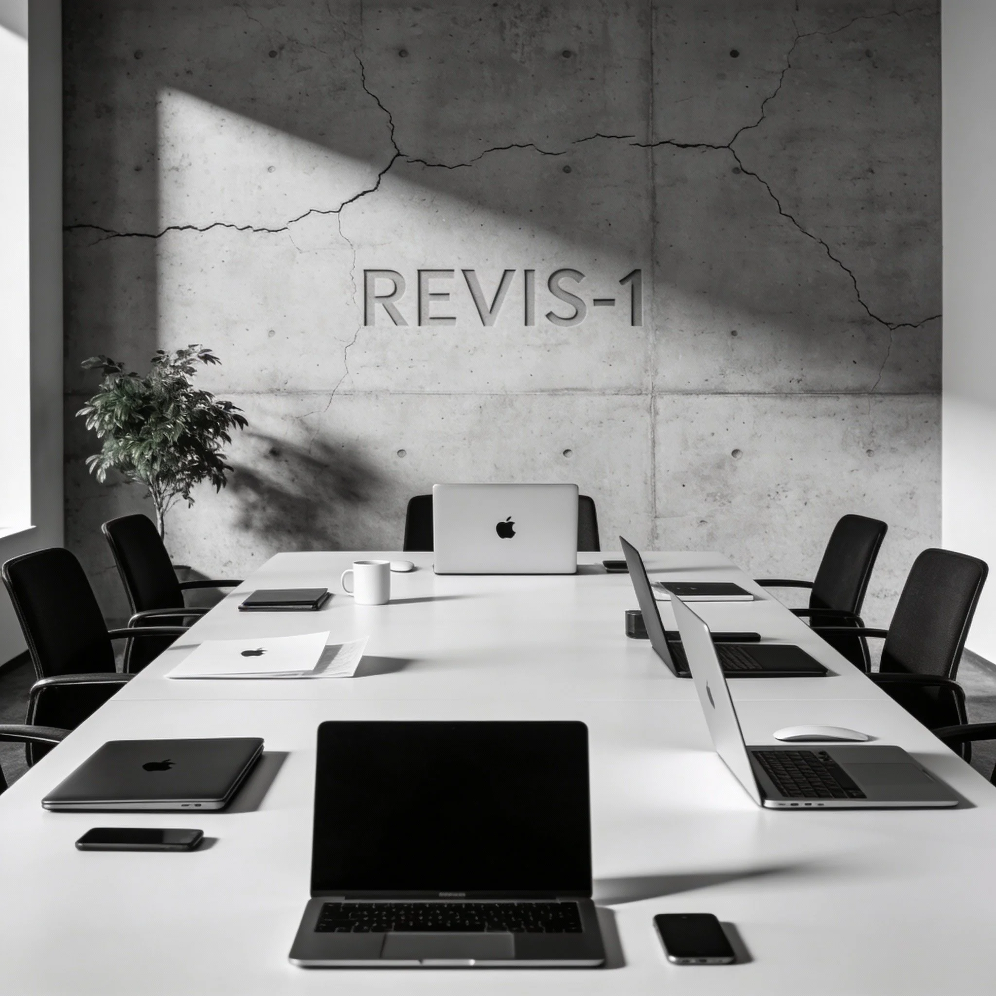 Moderner REVIS-1 Konferenzraum für Executive Security, Innovation und strategische Produktentwicklung