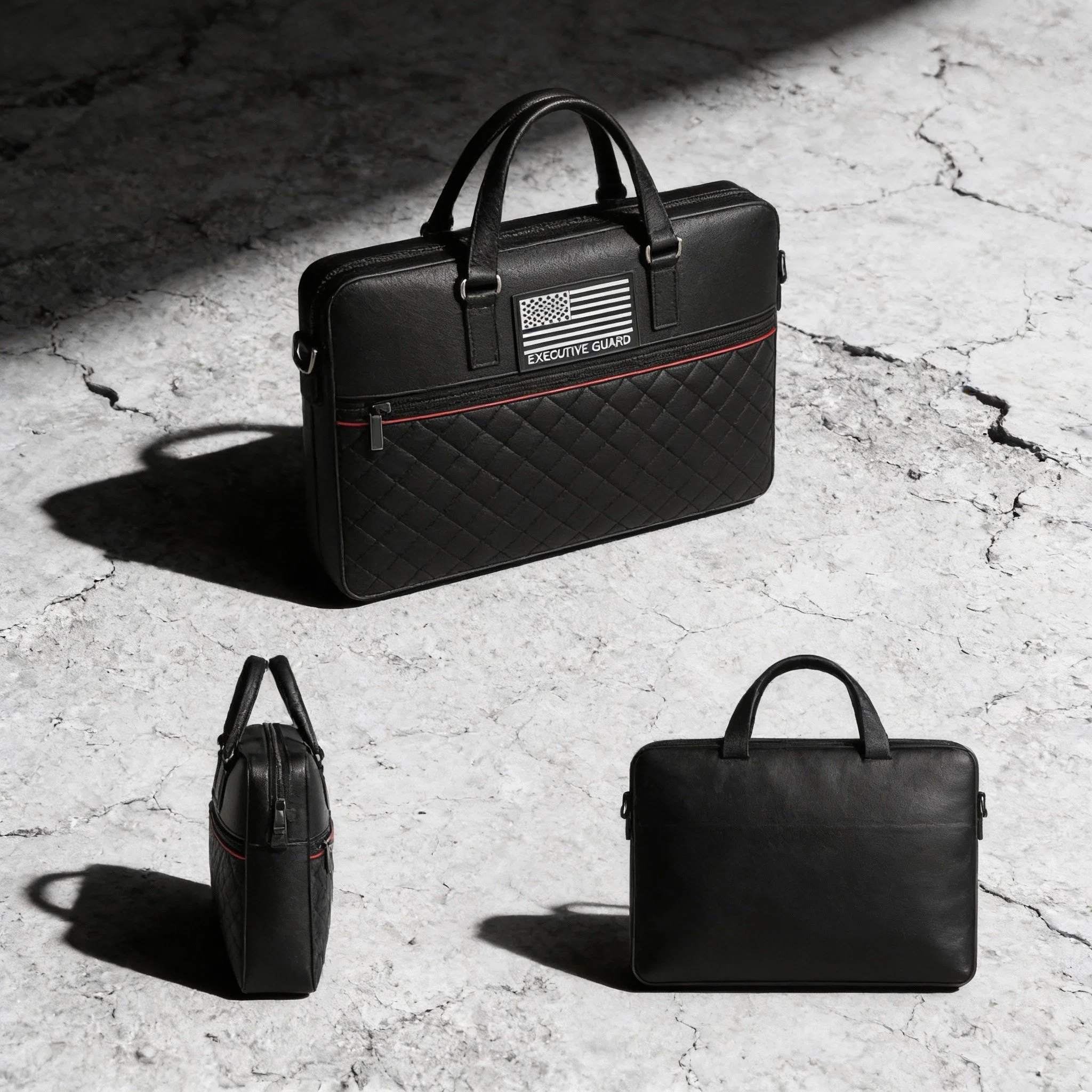 REVIS-1 Executive Faraday Business Bag mit Executive Guard Patch – EMF- und RFID-Schutz für Geschäftsreisen