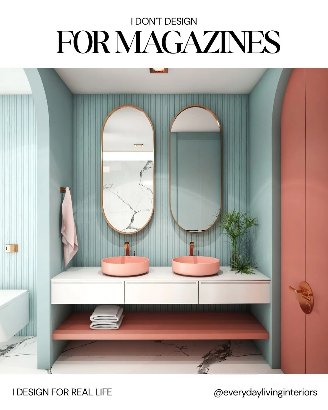 I don’t design for magazines
