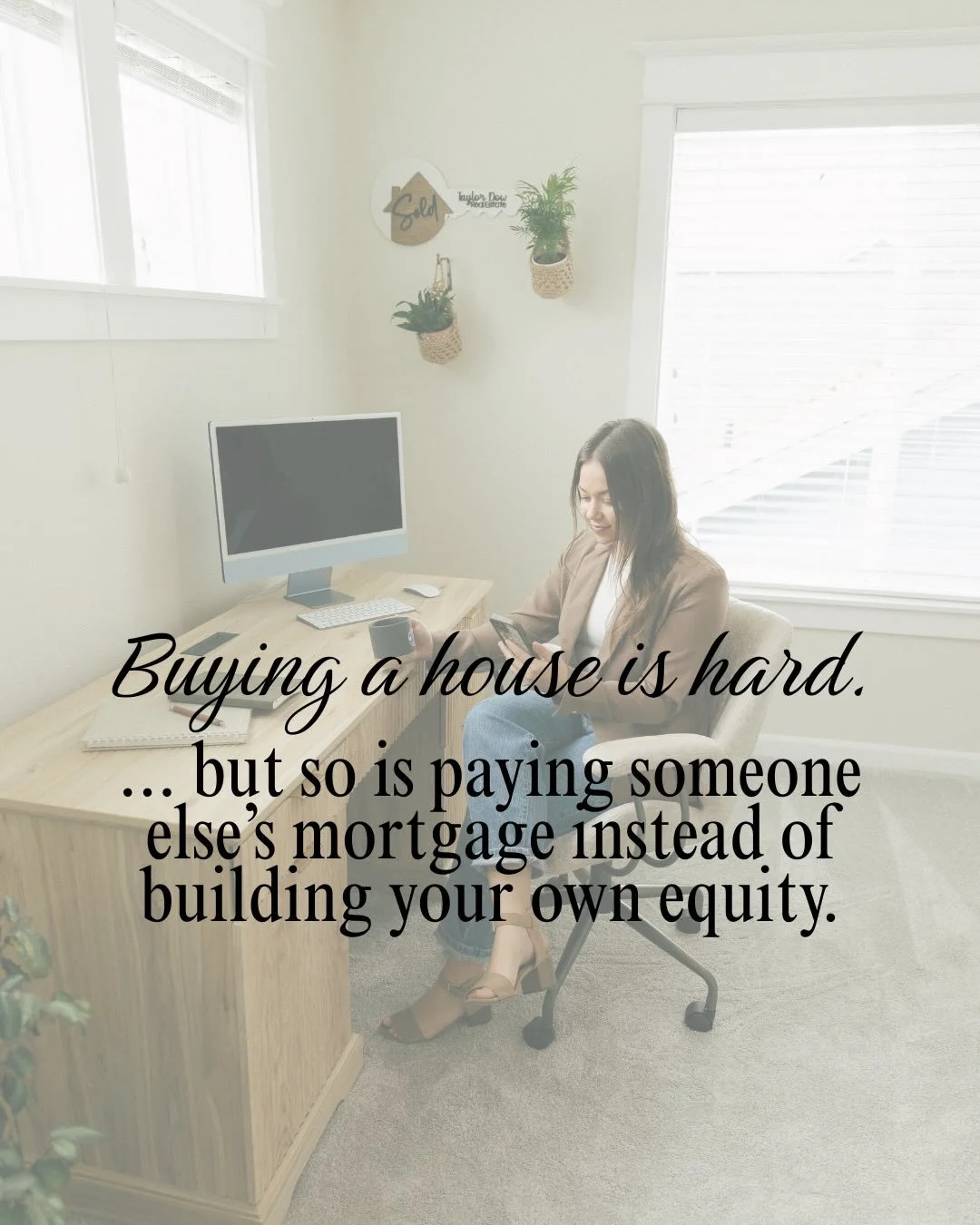 You always hear people say, &ldquo;choose your hard.&rdquo;

Most of the time it&rsquo;s about health, fitness, discipline, growth&hellip;

But the truth is&hellip; that phrase applies to so much more, including homeownership.

Buying a home is hard.