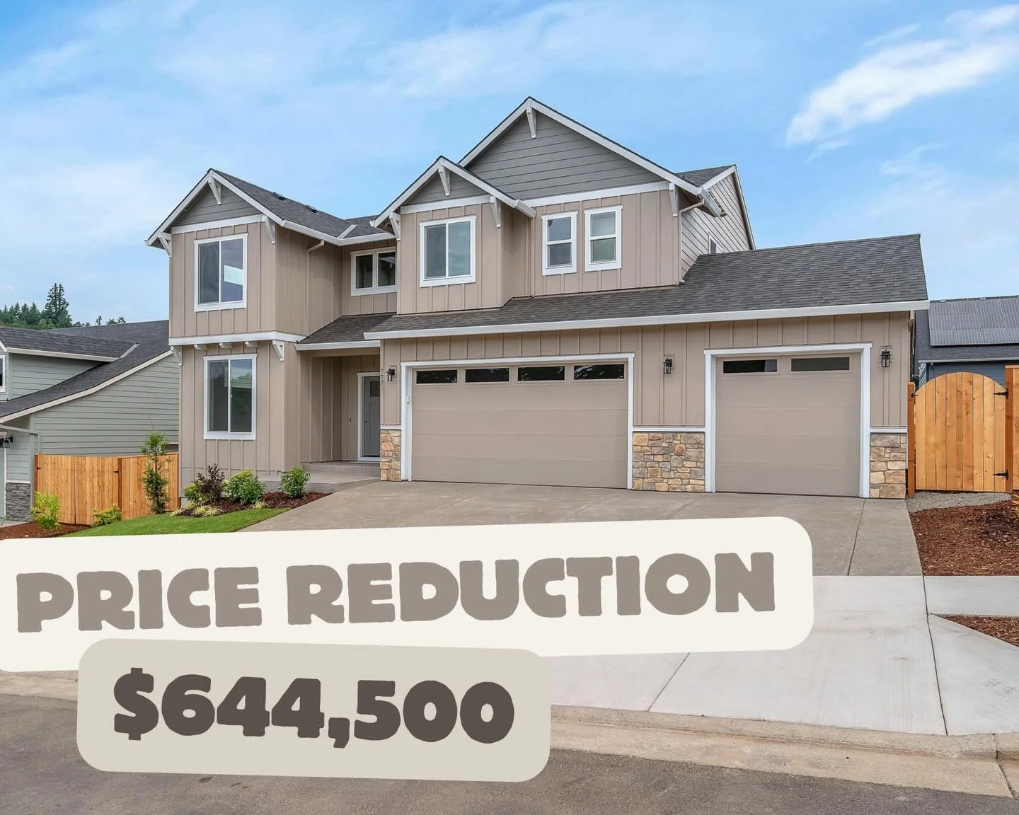 🚨 PRICE REDUCTION!! 🚨

This stunning new construction home is now listed at just $644,900!

If you&rsquo;ve been looking for an incredible opportunity to gain instant equity in the beautiful Pioneer Village community, this is one you won&rsquo;t wa