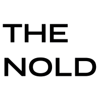 Text that reads 'THE NOLD' in black on a white background