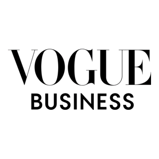 Vogue logo in black and white with the words "Vogue" and "Business" underneath.