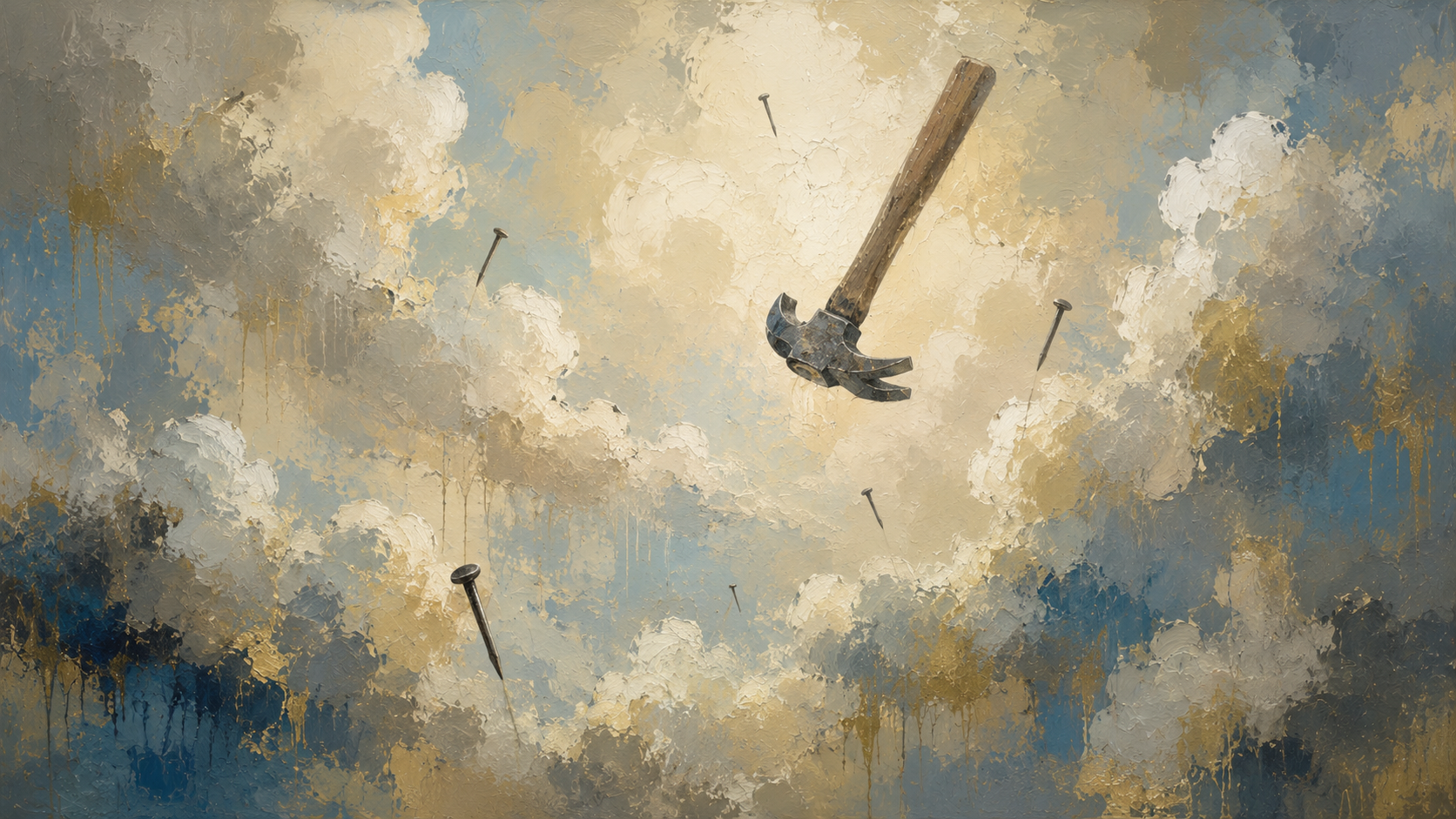 Hammering Nails Into Clouds
