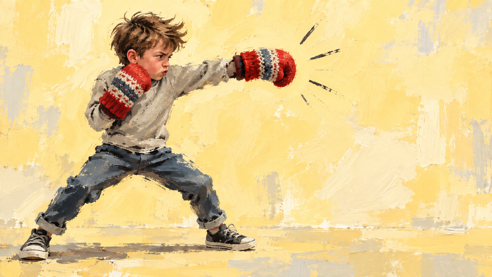Fighting With Mittens
