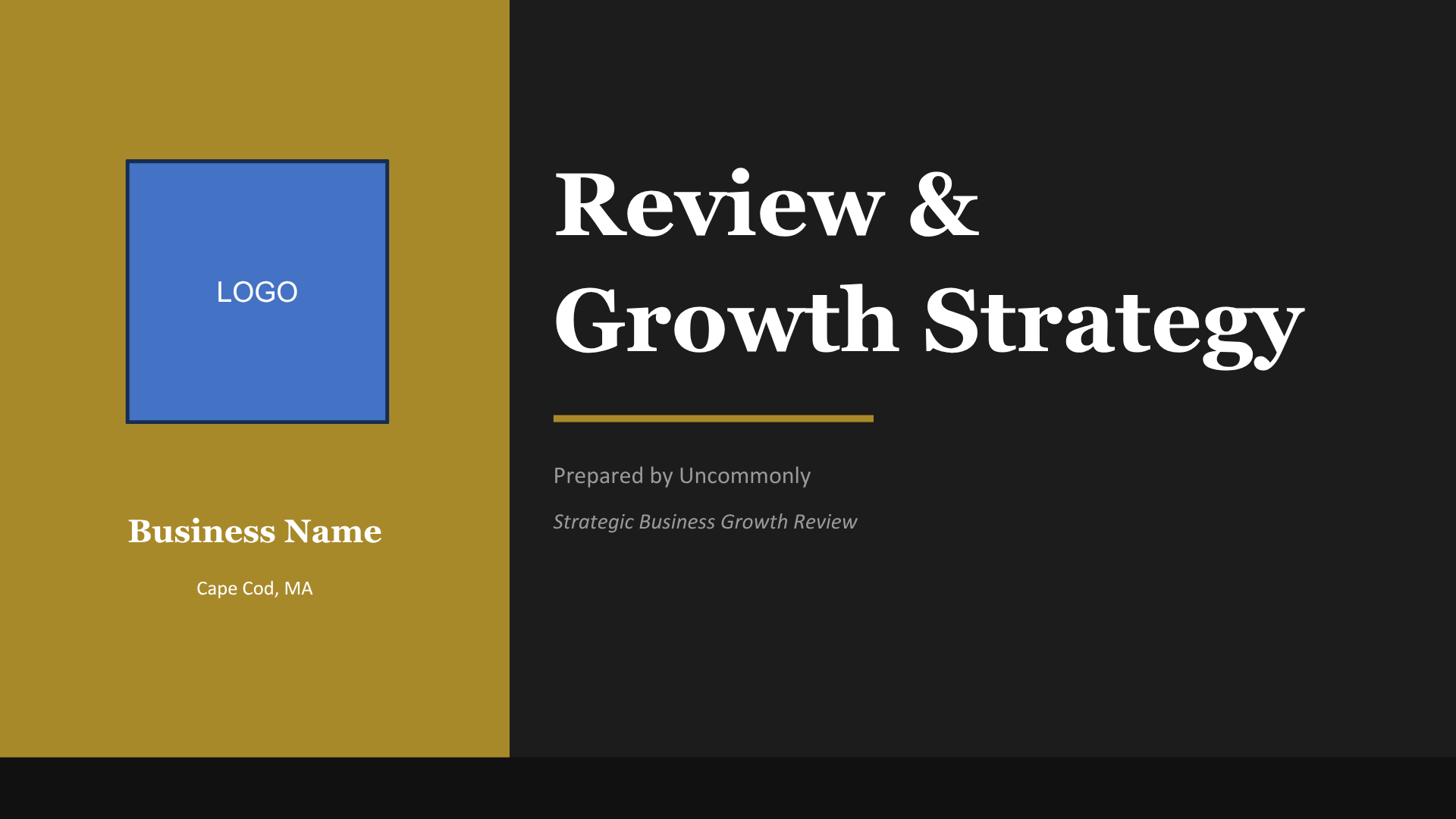 Business Plan: Build or Grow