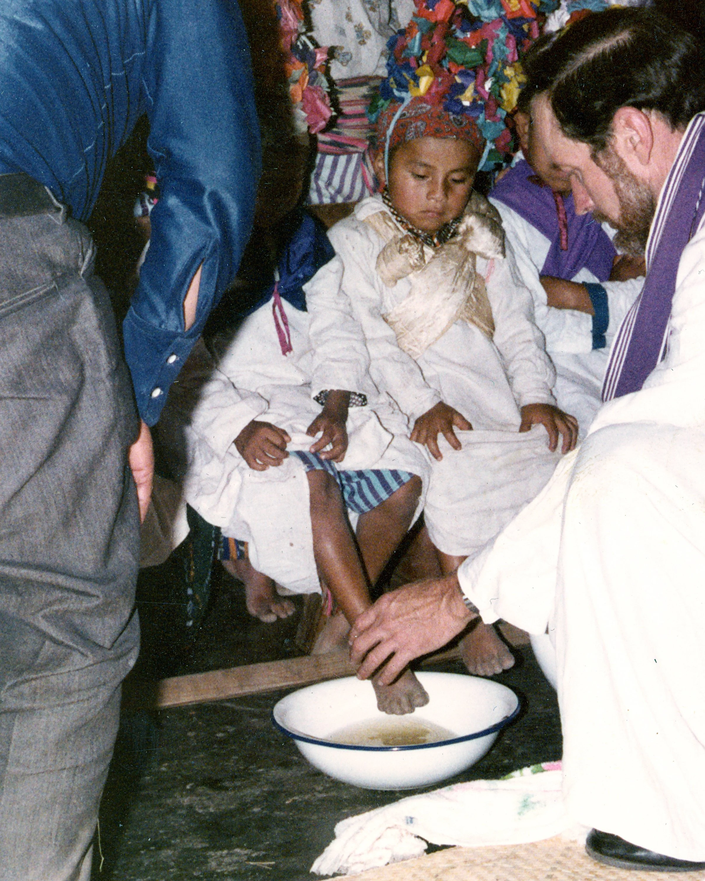 Fr Rother washing of the feet in guat.jpg