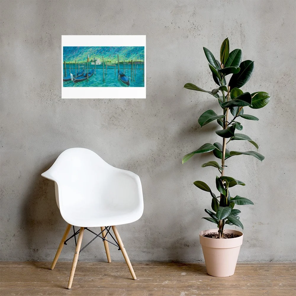 Gondolas - Giclée