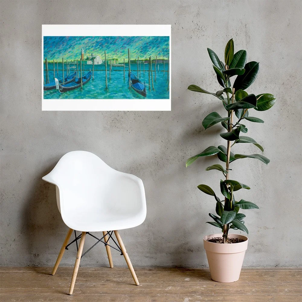 Gondolas - Giclée