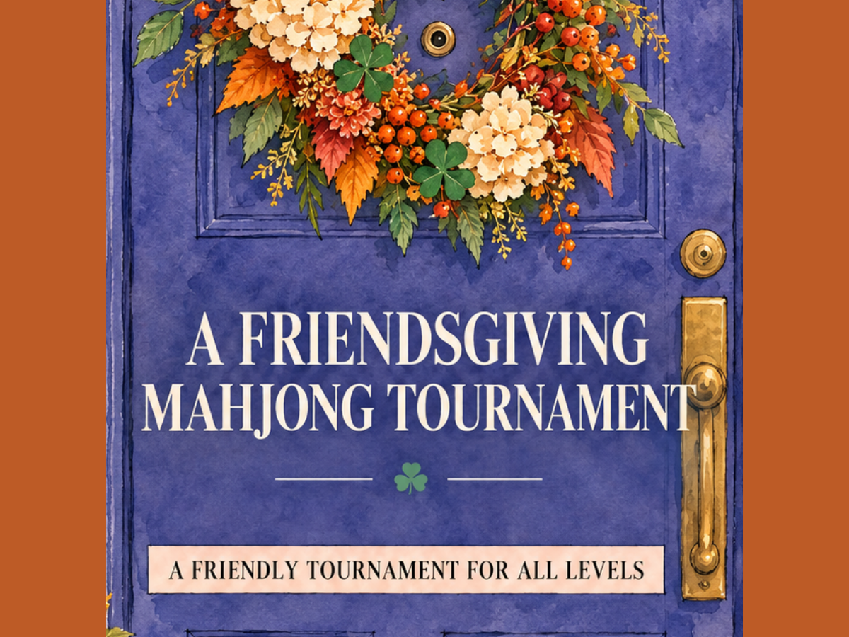 Graphic Image of Friendsgiving Mahjong Date Night