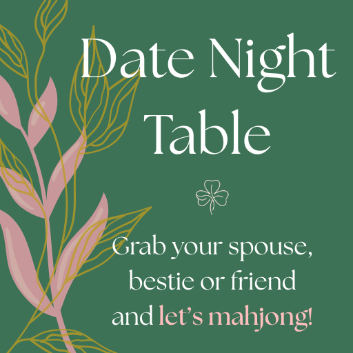 Graphic Design Image Introducing Date Night Mahjong