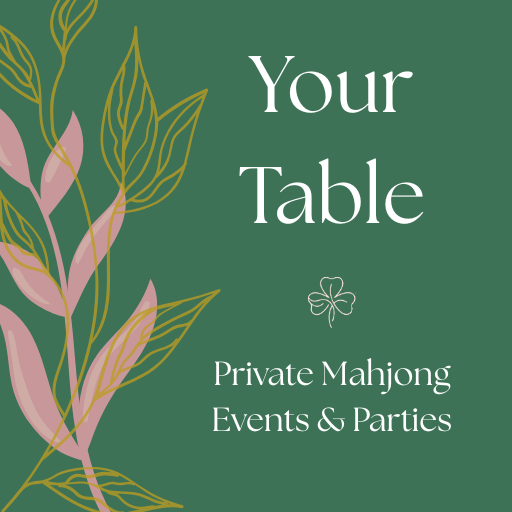 graphic with information on private mahjong events