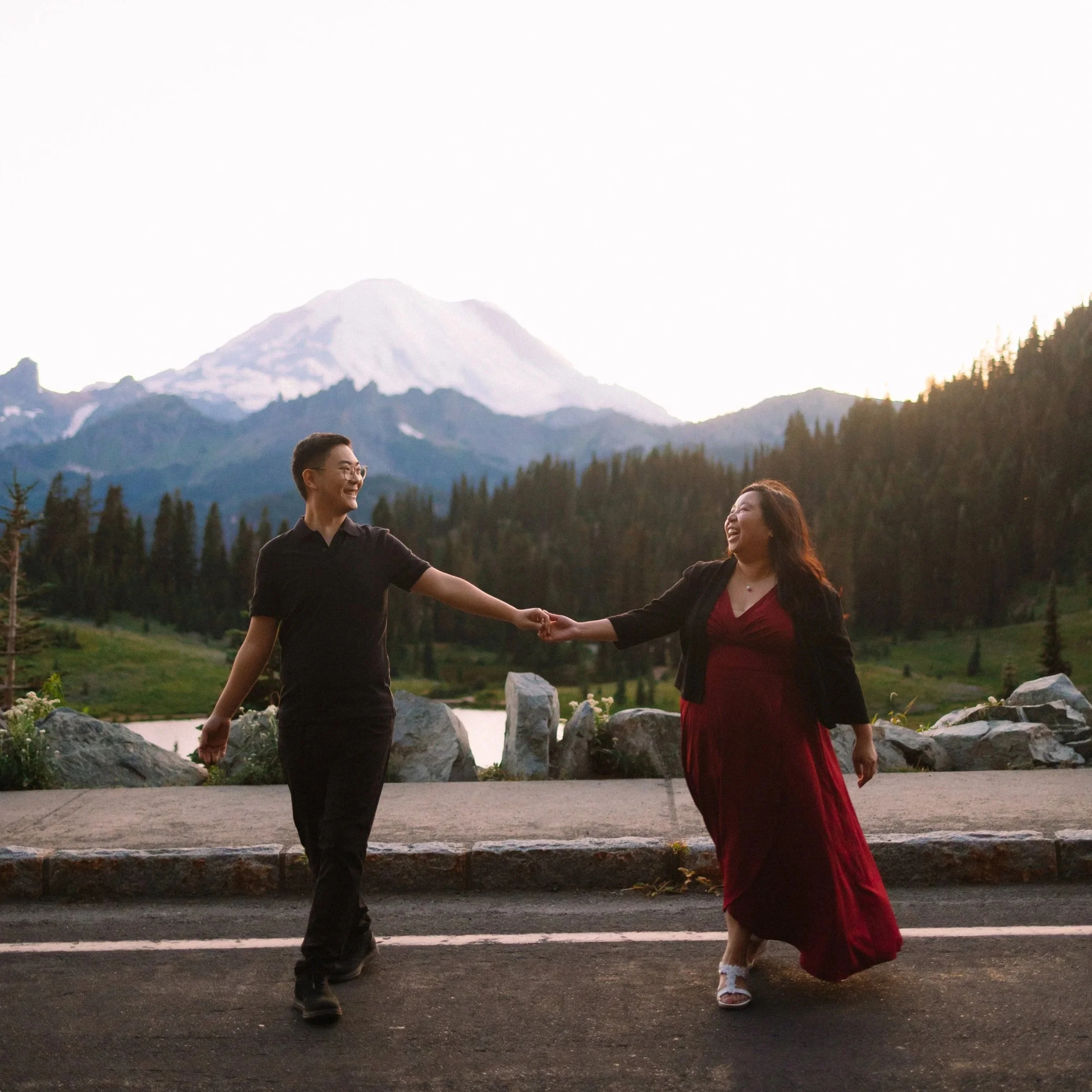 S&J Engagement at Naches Peak Loop, Mt. Rainier National Park, WA ⟶