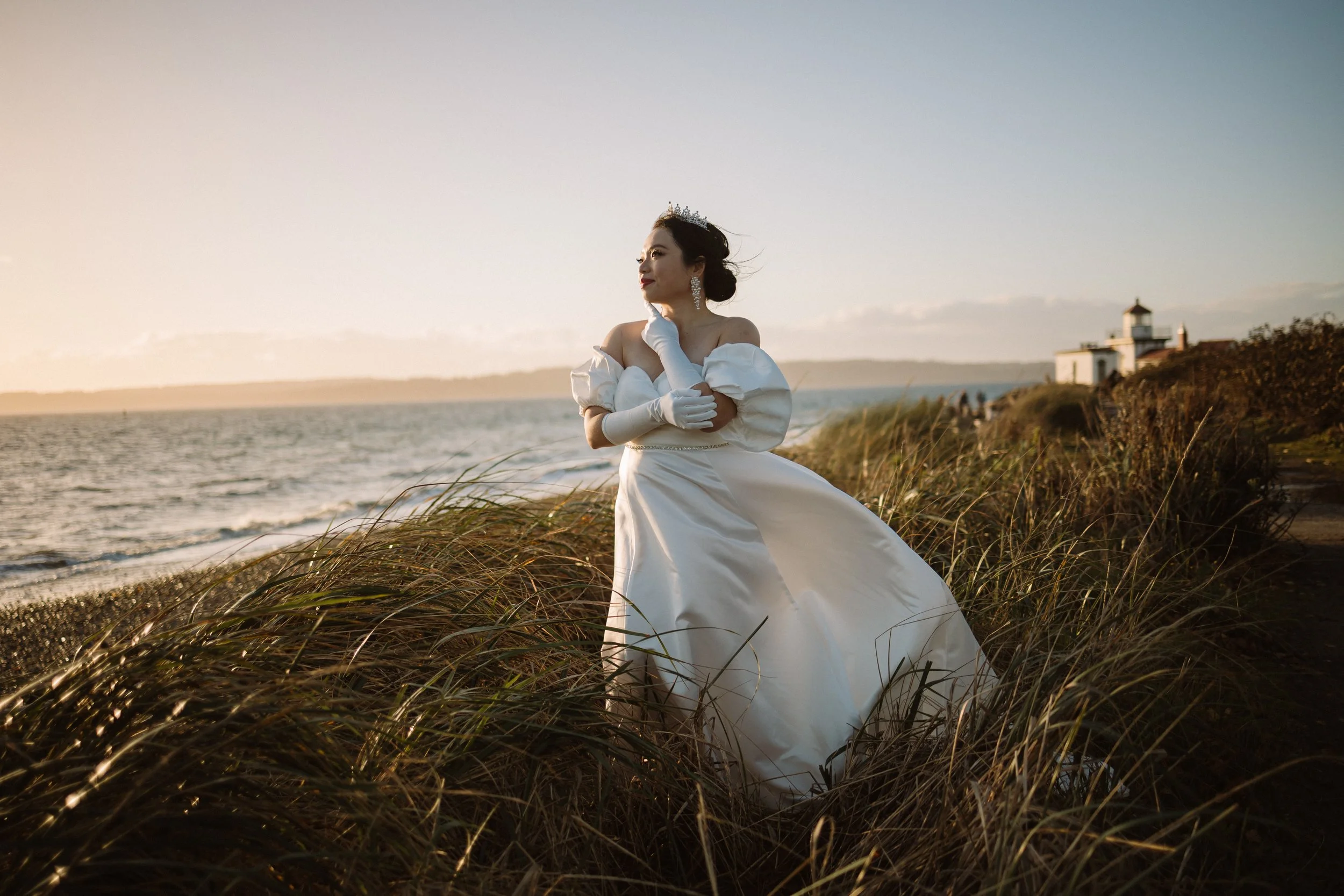E&W Elopement – Discovery Park Lighthouse, Seattle, WA ⟶