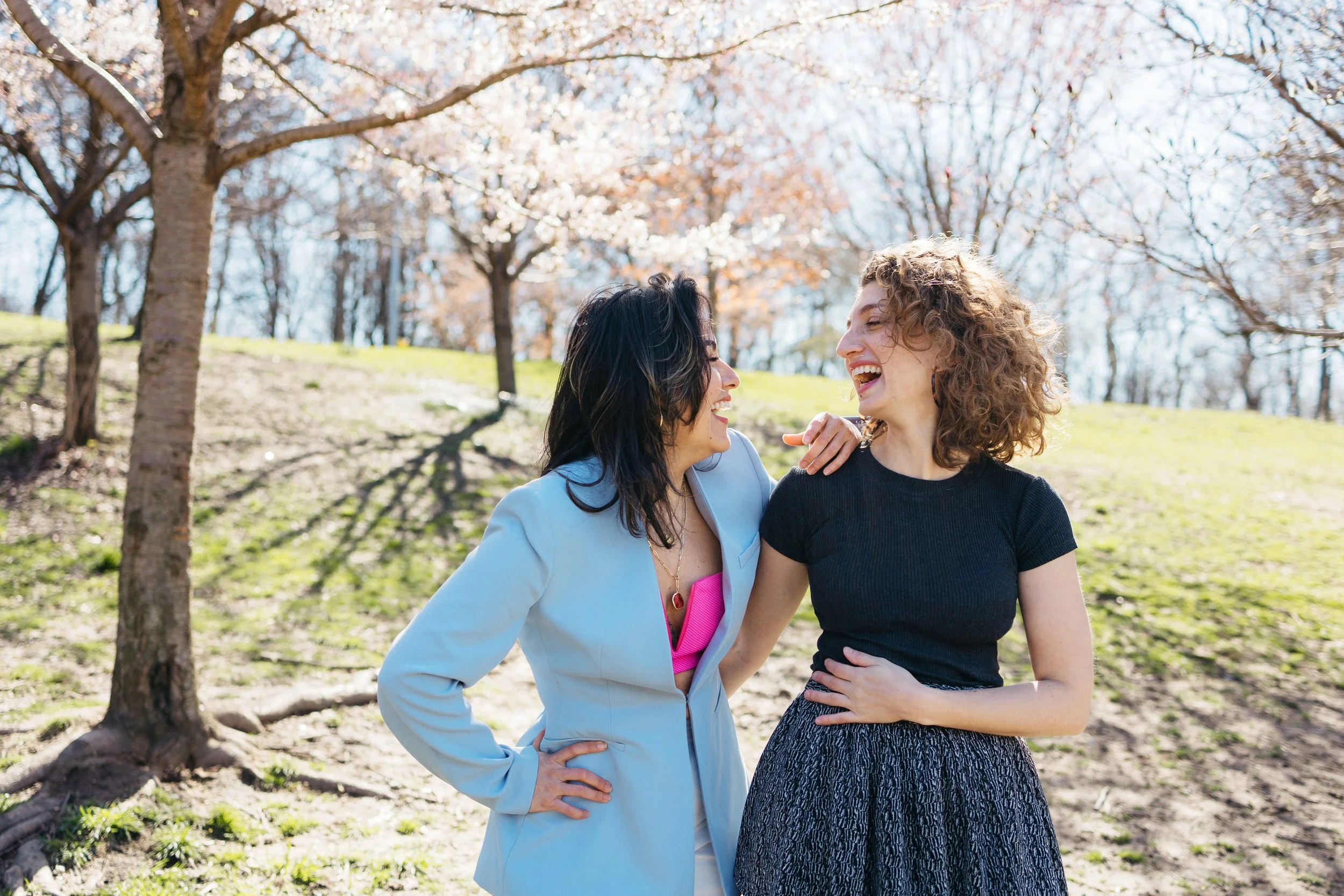 Cherry blossom and spring blossom photoshoot in Seattle