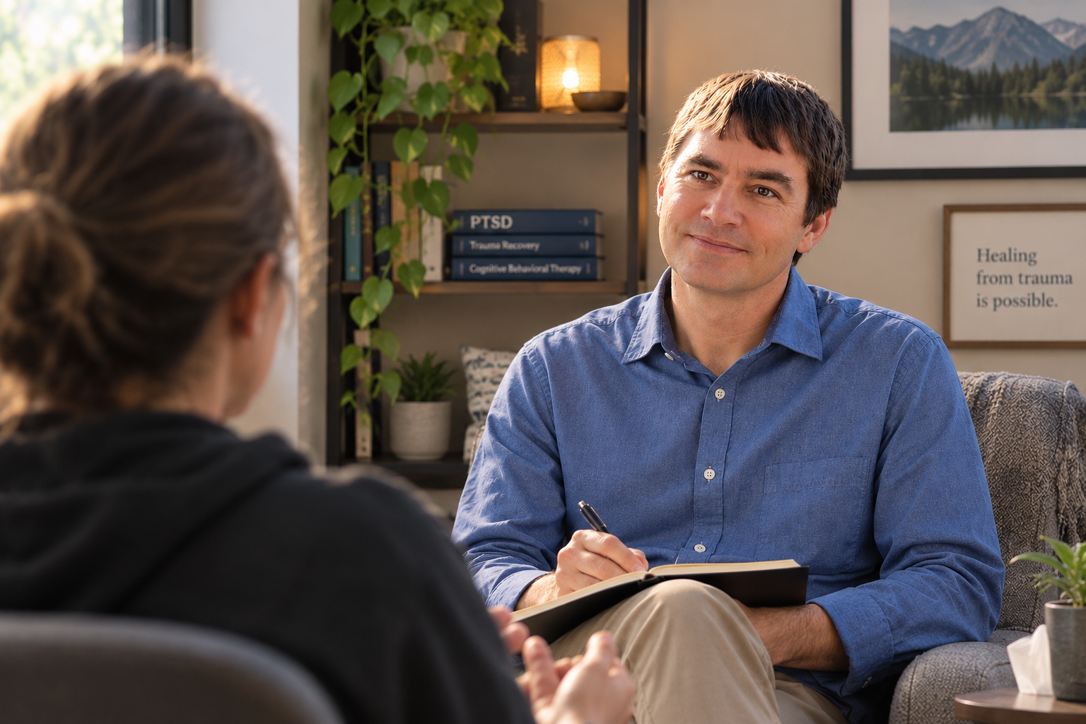 Dr. Eide conducting Therapy