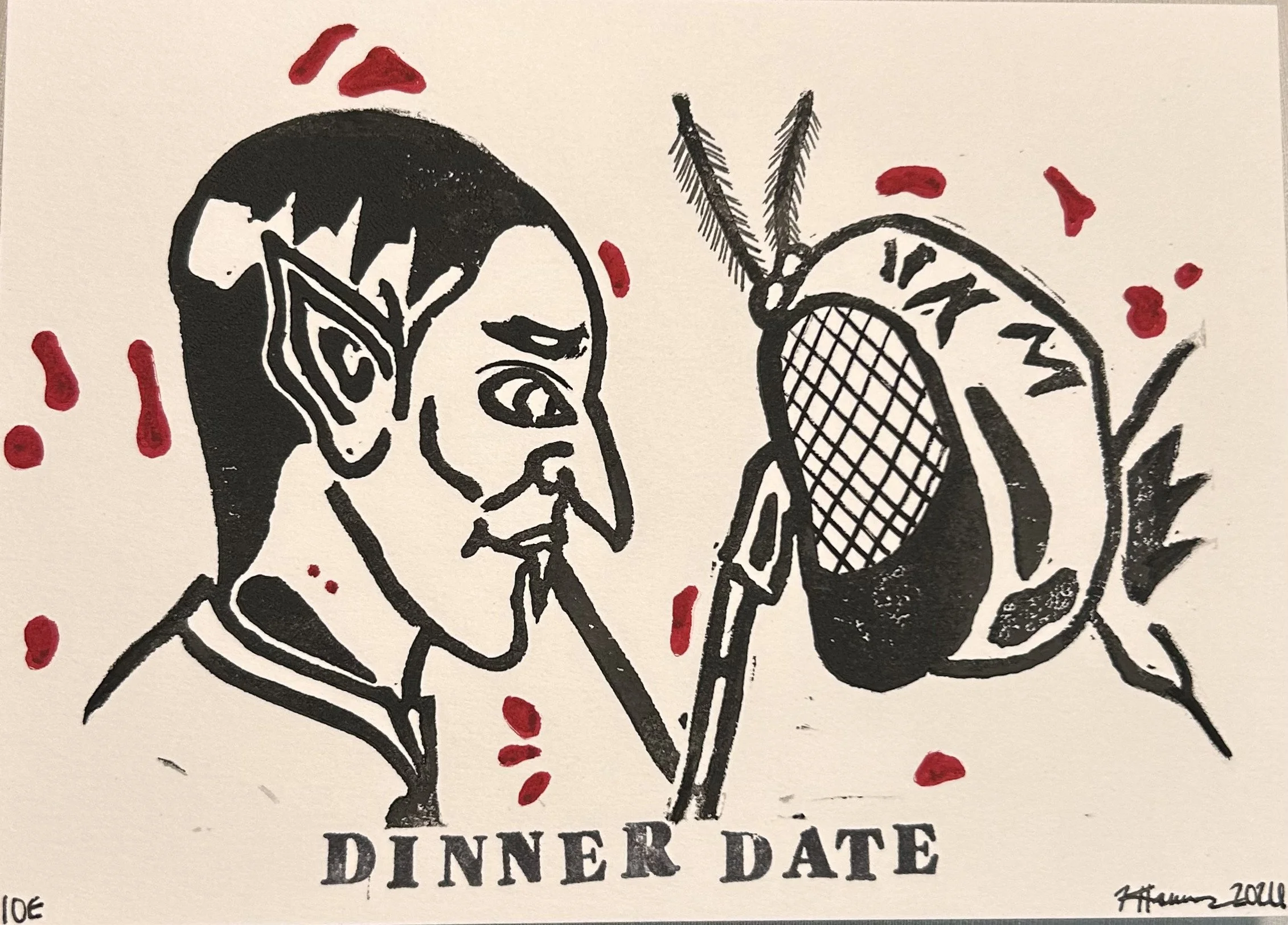"DINNER DATE" PRINT