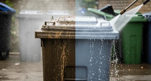 Garbage Can Cleaning