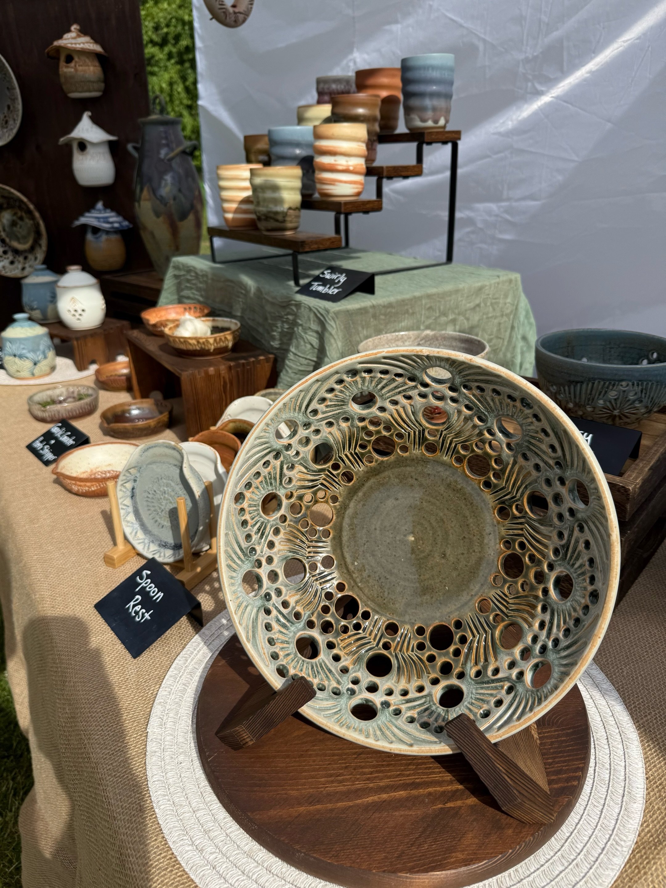 Most people only ever see the finished pottery, but every piece goes through a long series of steps before it reaches its forever home.

This is a glimpse of what happens in the studio over about a month or more while I bring each piece to life!