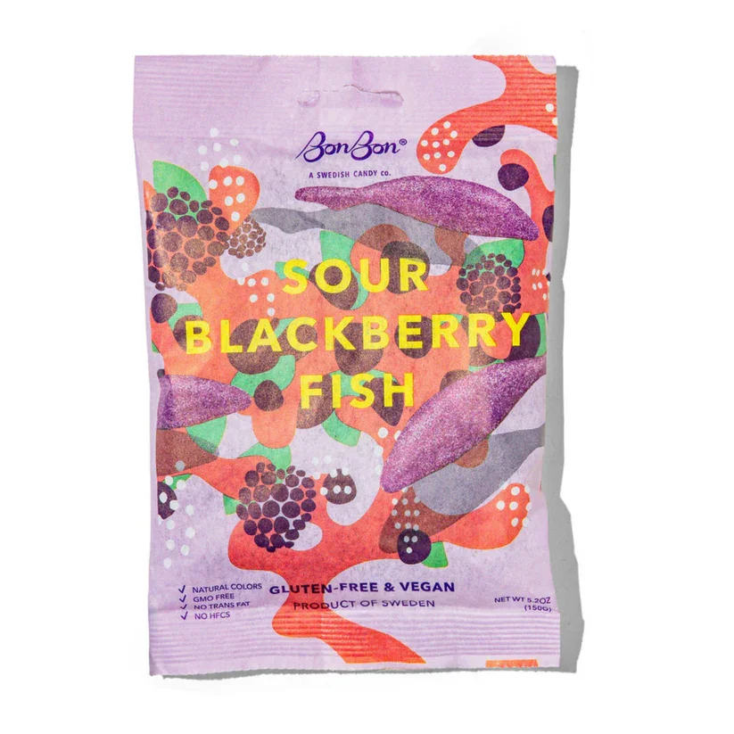 BonBon Sour Blackberry Fish
