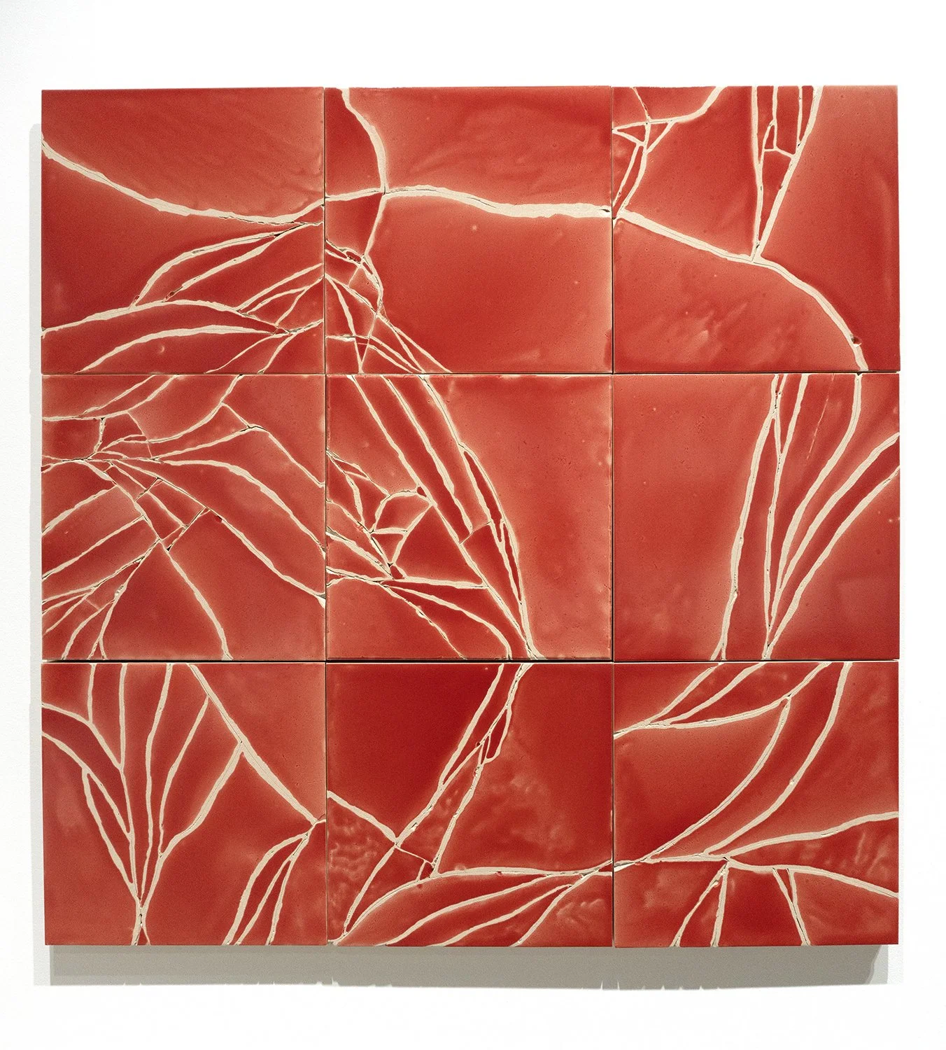 Tahiti (Phoenix Series III), 2003
Broken and fired porcelain tile with glaze
53 x 53 inches