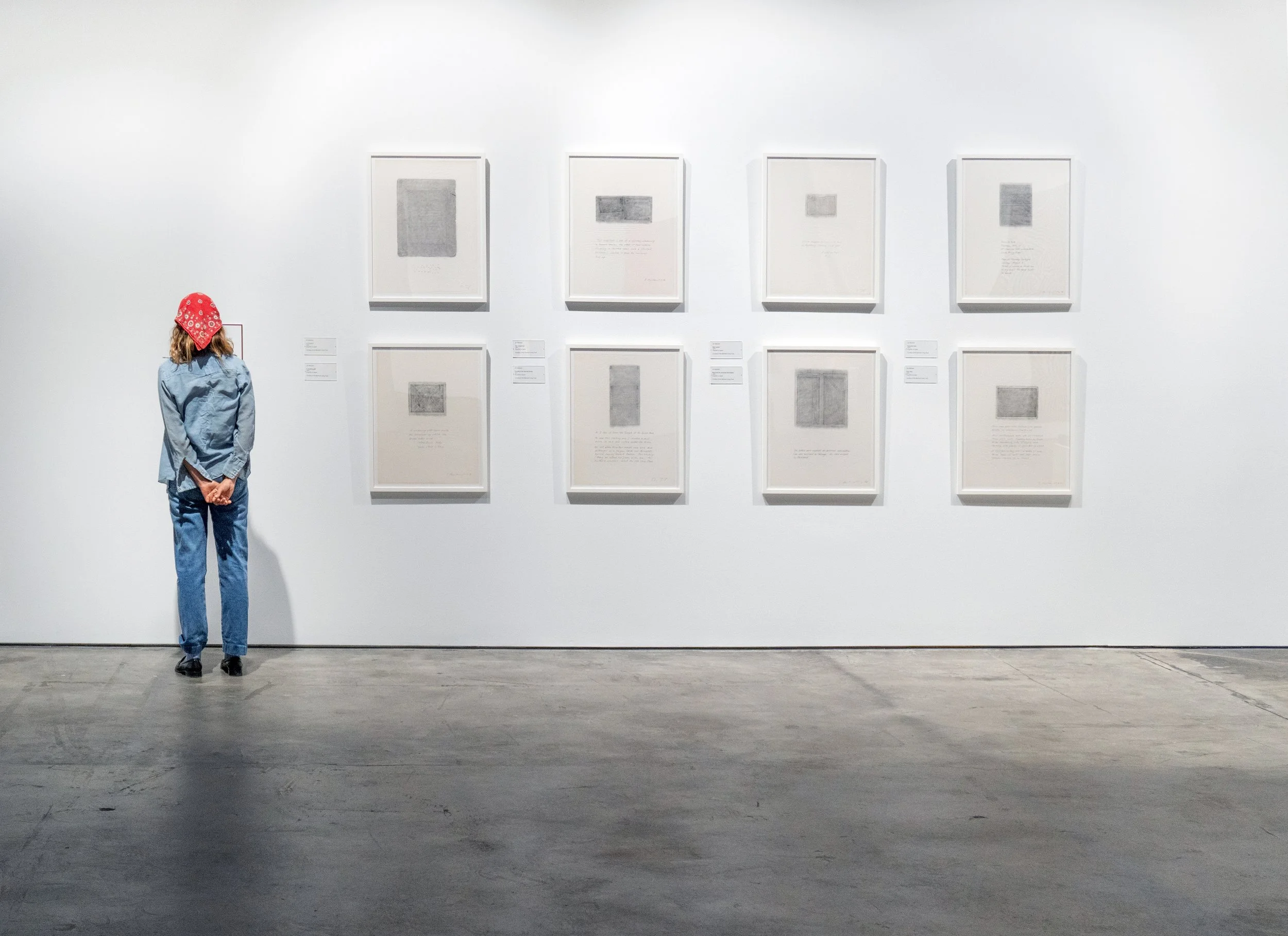 Rubbings, Installation view, DiRosa Center For Contemporary Art, 2025