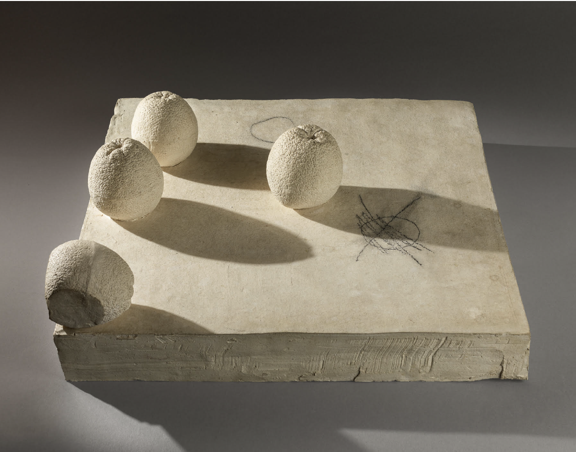 Untitled, 1968, glazed ceramic, 5" x 15¾" x 16", collection of Greg Flood, San Francisco, CA