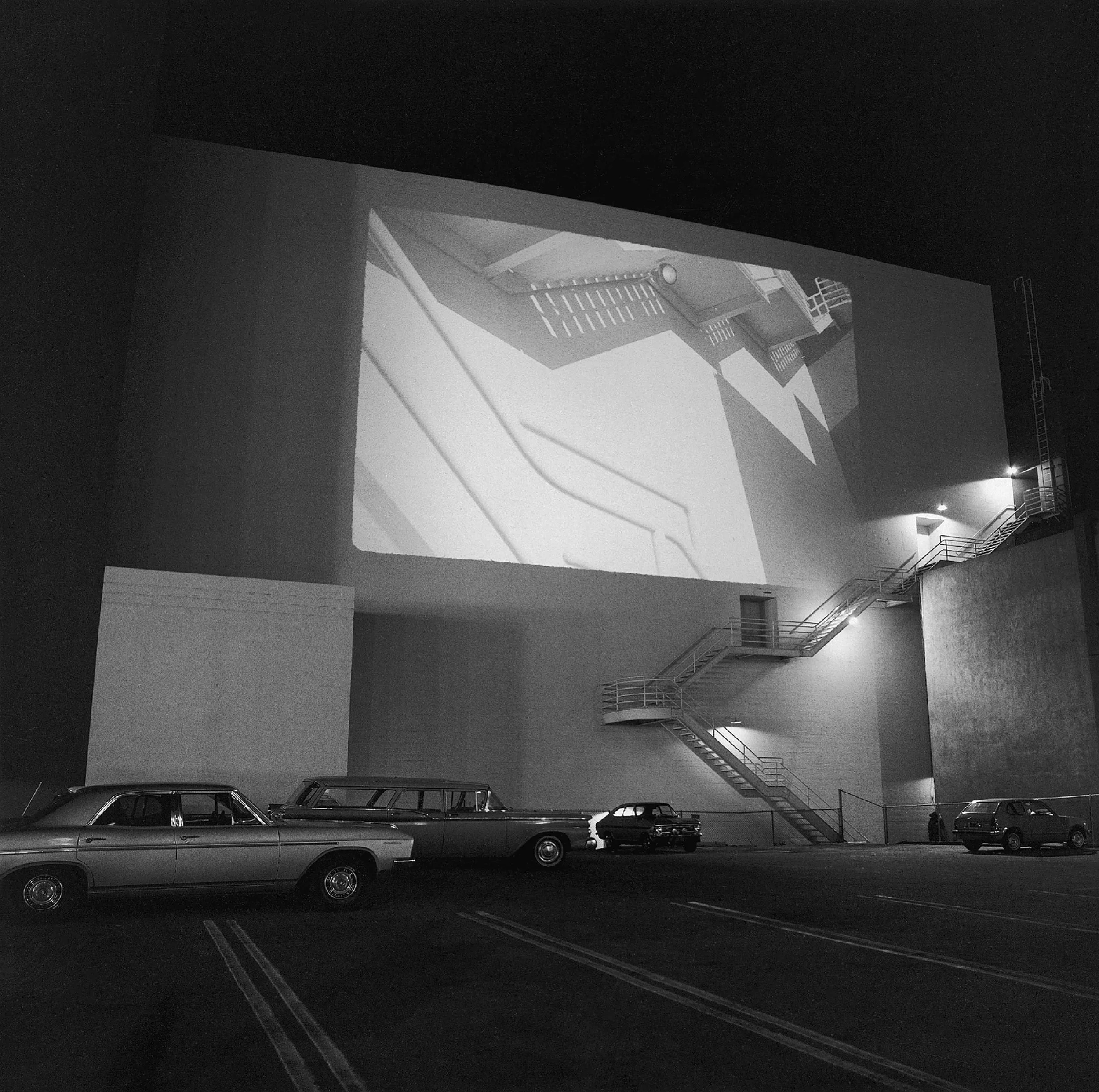  Location Project #10, November 1974, Paramount Theater, Oakland, California, a different slide projected for two and a half hours each night for one week