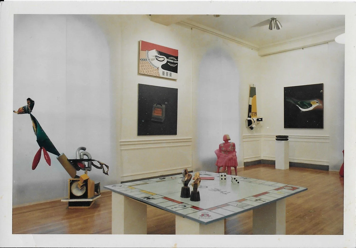 The Game, 1967, wood, paper, clay, 72" x 72"
Hansen Fuller Gallery, San Francisco, CA