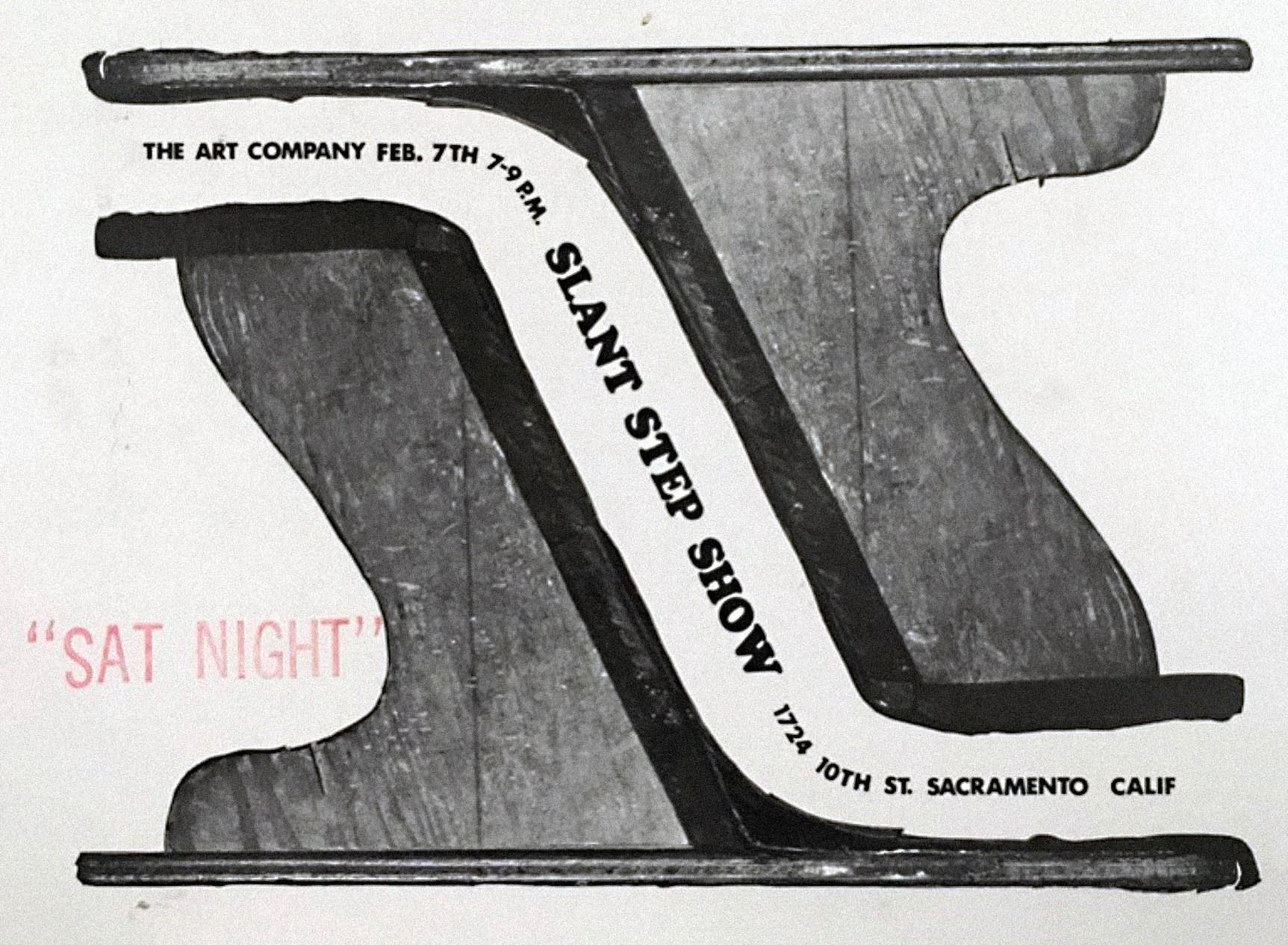 Poster for the second Slant Step Show, 1970