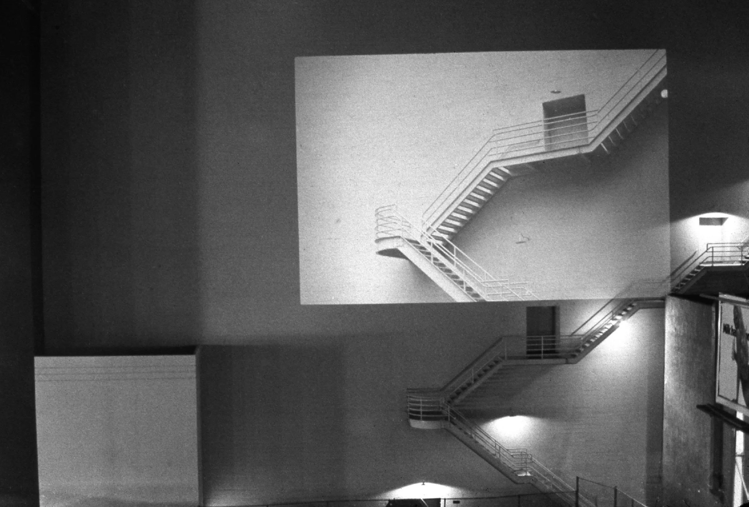  Location Project #10, November 1974, Paramount Theater, Oakland, California, a different slide projected for two and a half hours each night for one week