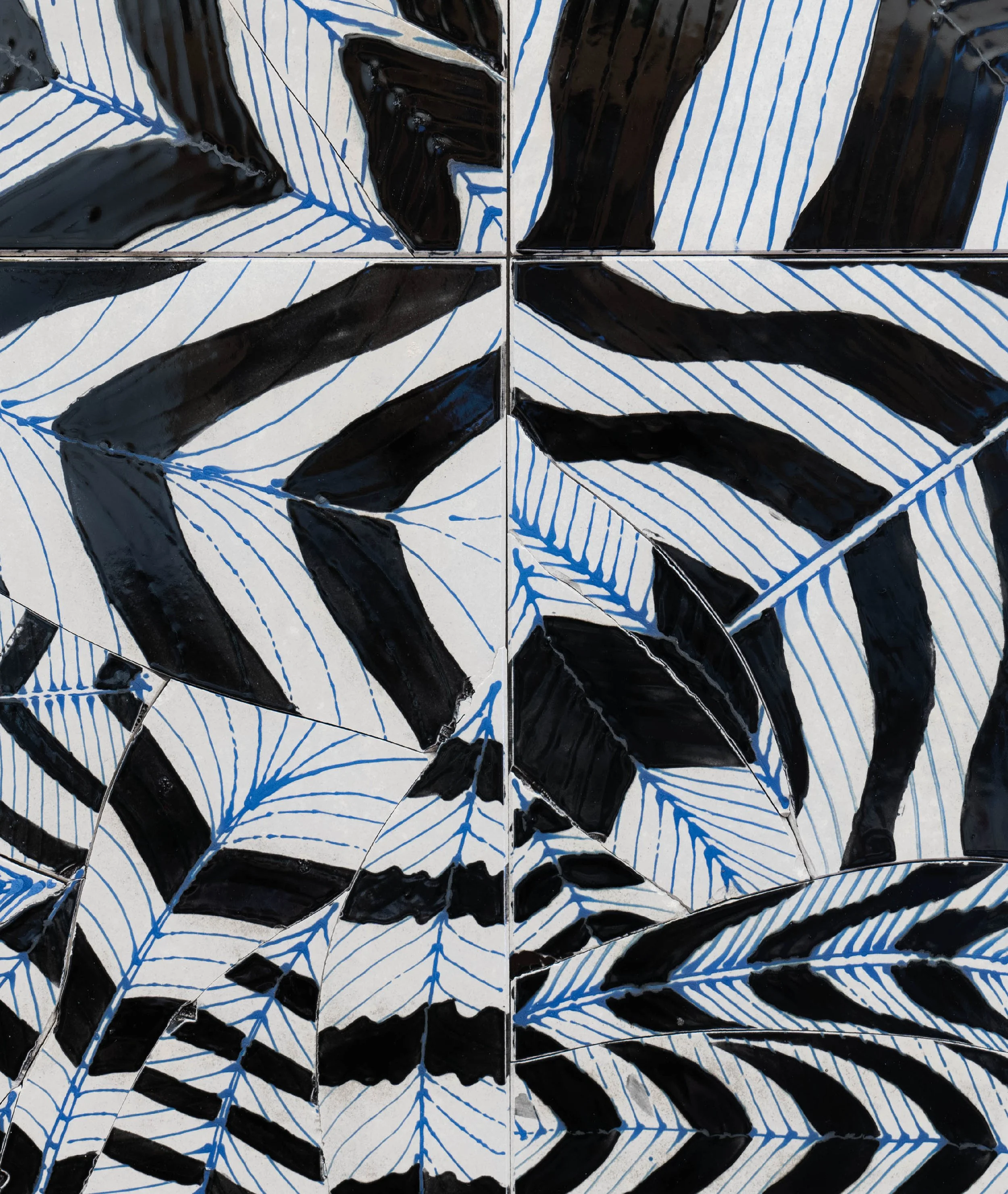 Feathers of a Phoenix (Blue) detail