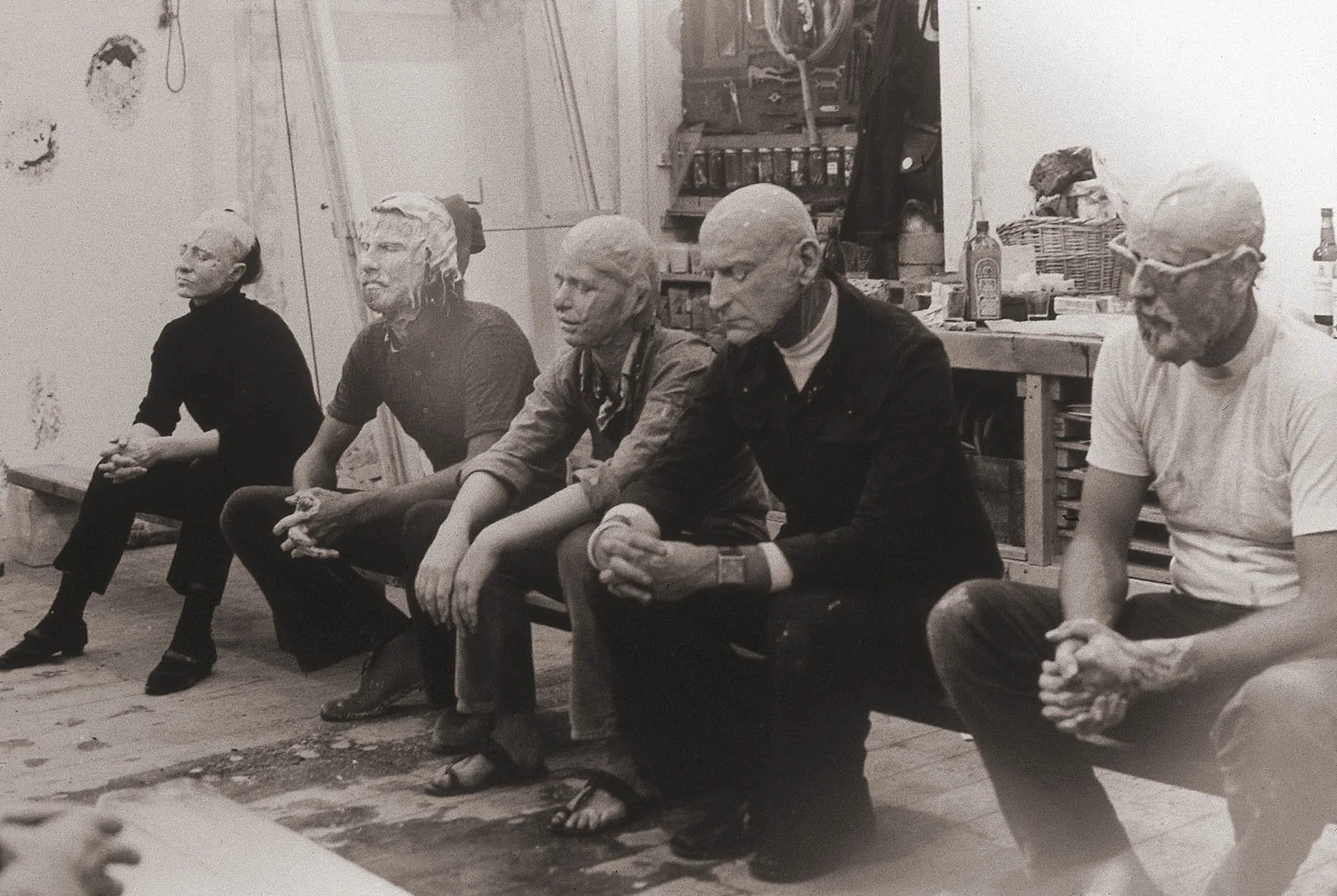 Jim Melchert, Changes, 1972 Amsterdam studio of Hetty Huisman. Photo courtesy of Mieke H.Hille