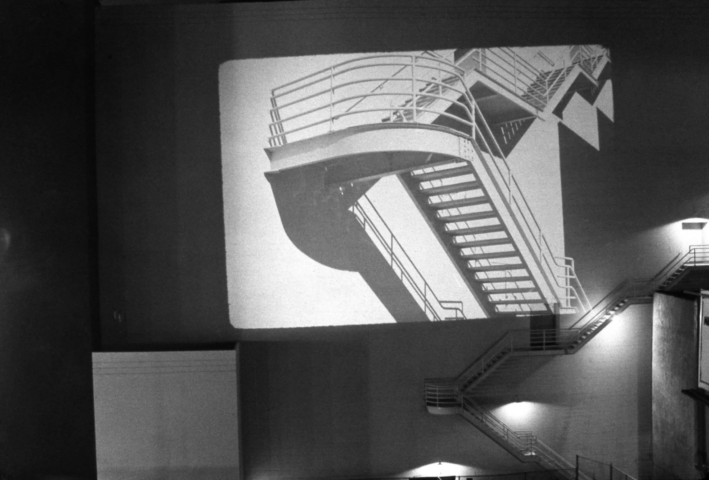  Location Project #10, November 1974, Paramount Theater, Oakland, California, a different slide projected for two and a half hours each night for one week
