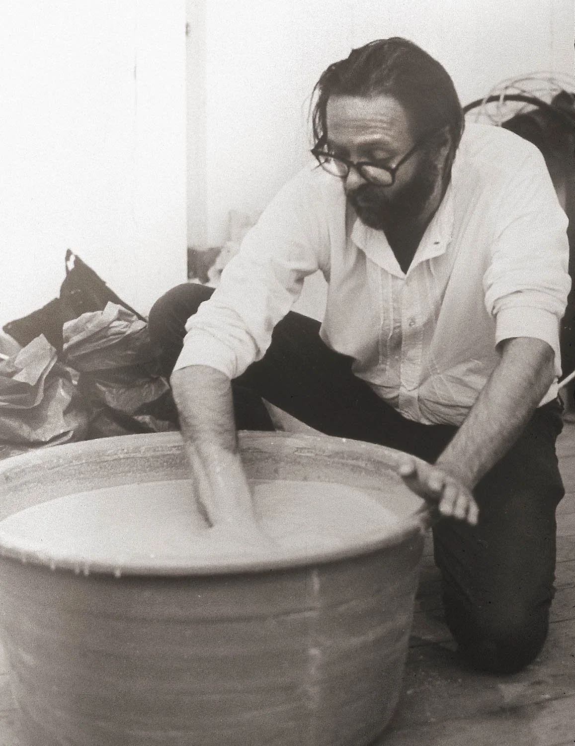 Jim Melchert, Changes, 1972 Amsterdam studio of Hetty Huisman. Photo courtesy of Mieke H.Hille